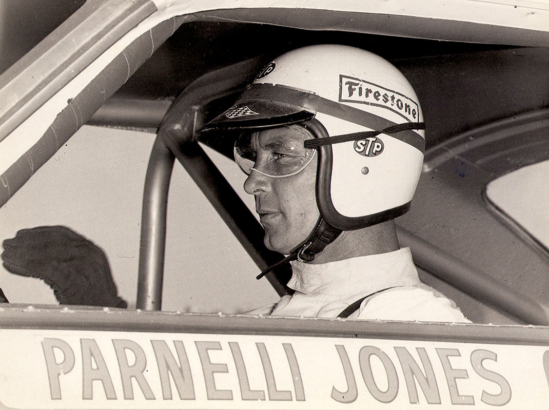 1964 Parnelli Jones Signed Race Used McHal Speedway Indy 500 Helmet