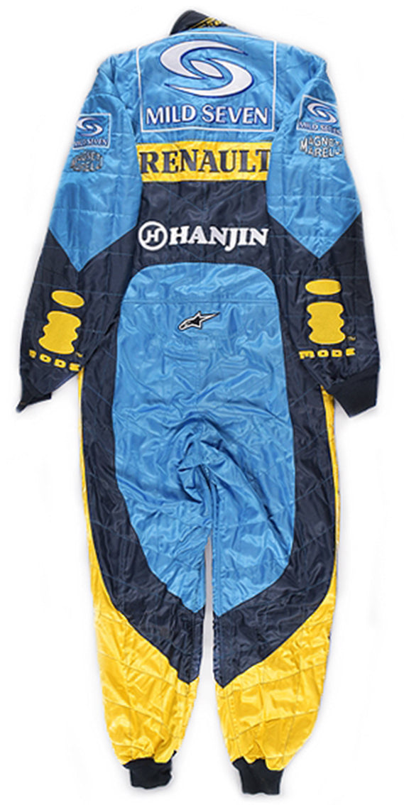 2004 Jacques Villeneuve, Mild Seven Renault used signed suit