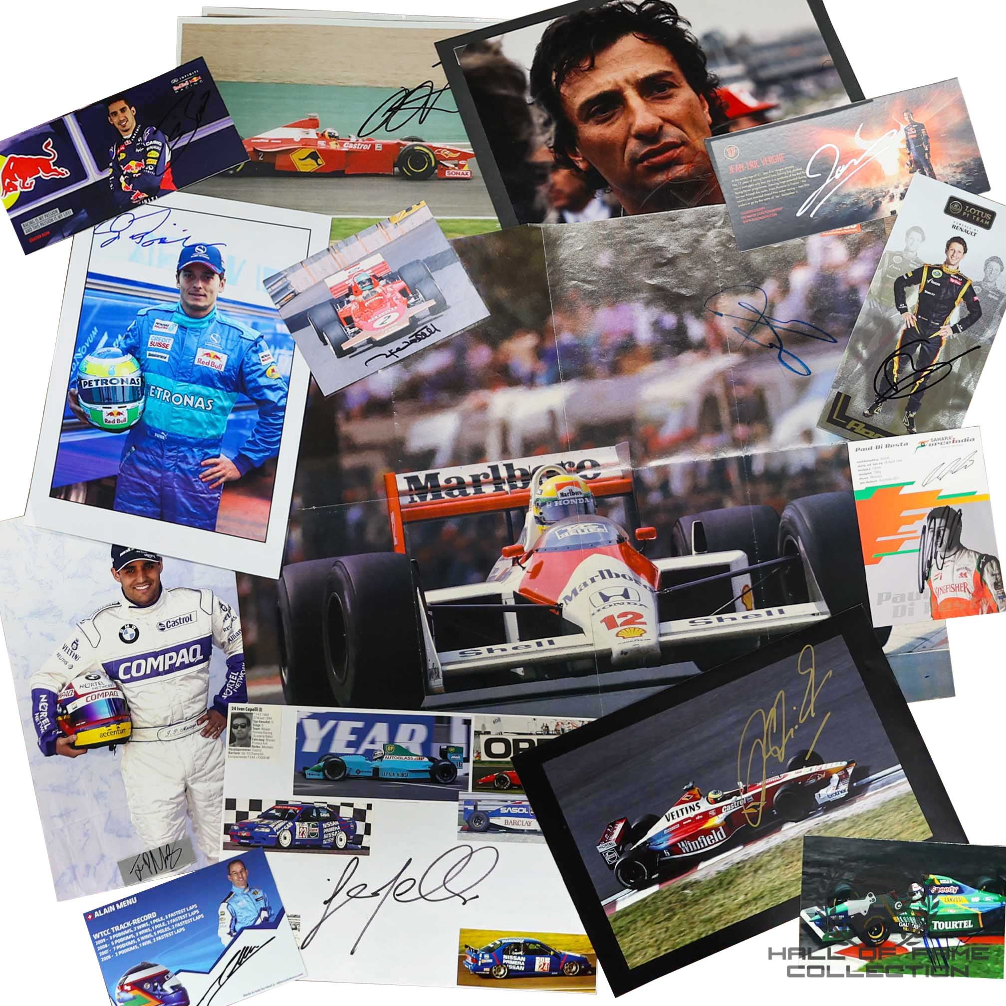 Original Formula 1 Driver Autograph Collection Including 14 World Champions