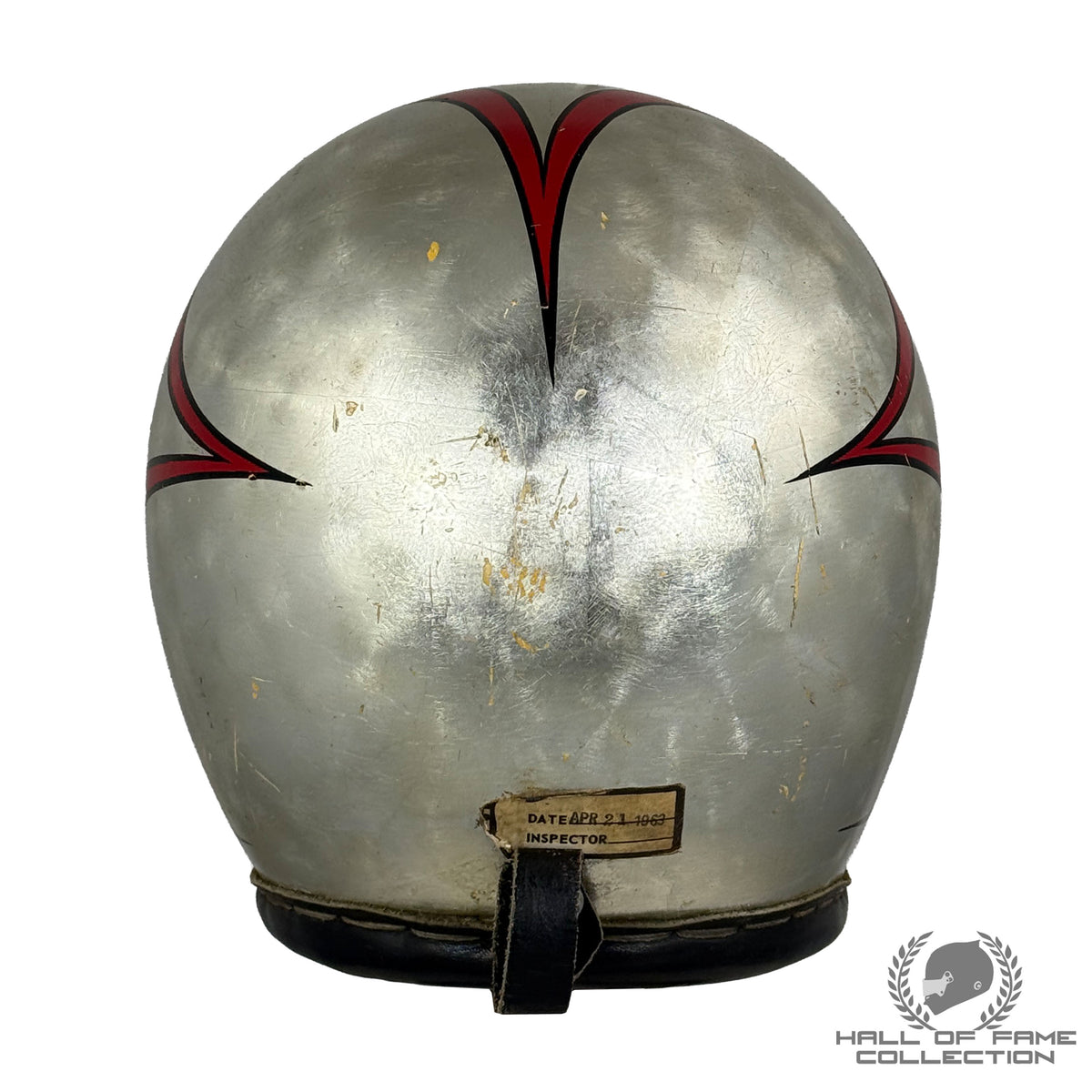 1963 Johnny Rutherford 'Rookie Indianapolis 500' Ed Kostenuk IndyCar Helmet