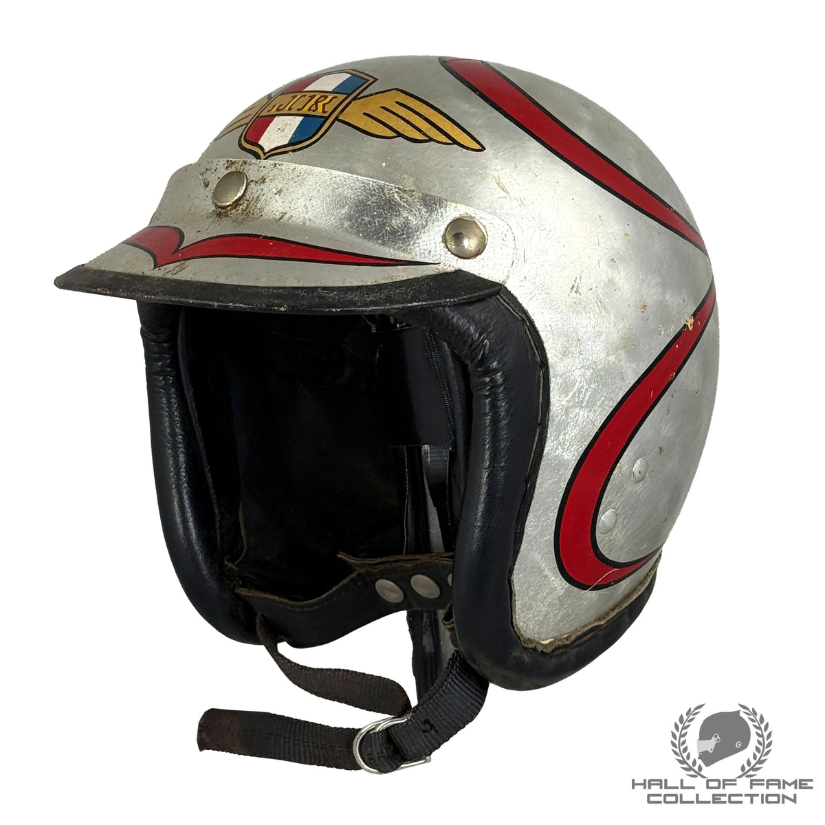 1963 Johnny Rutherford 'Rookie Indianapolis 500' Ed Kostenuk IndyCar Helmet