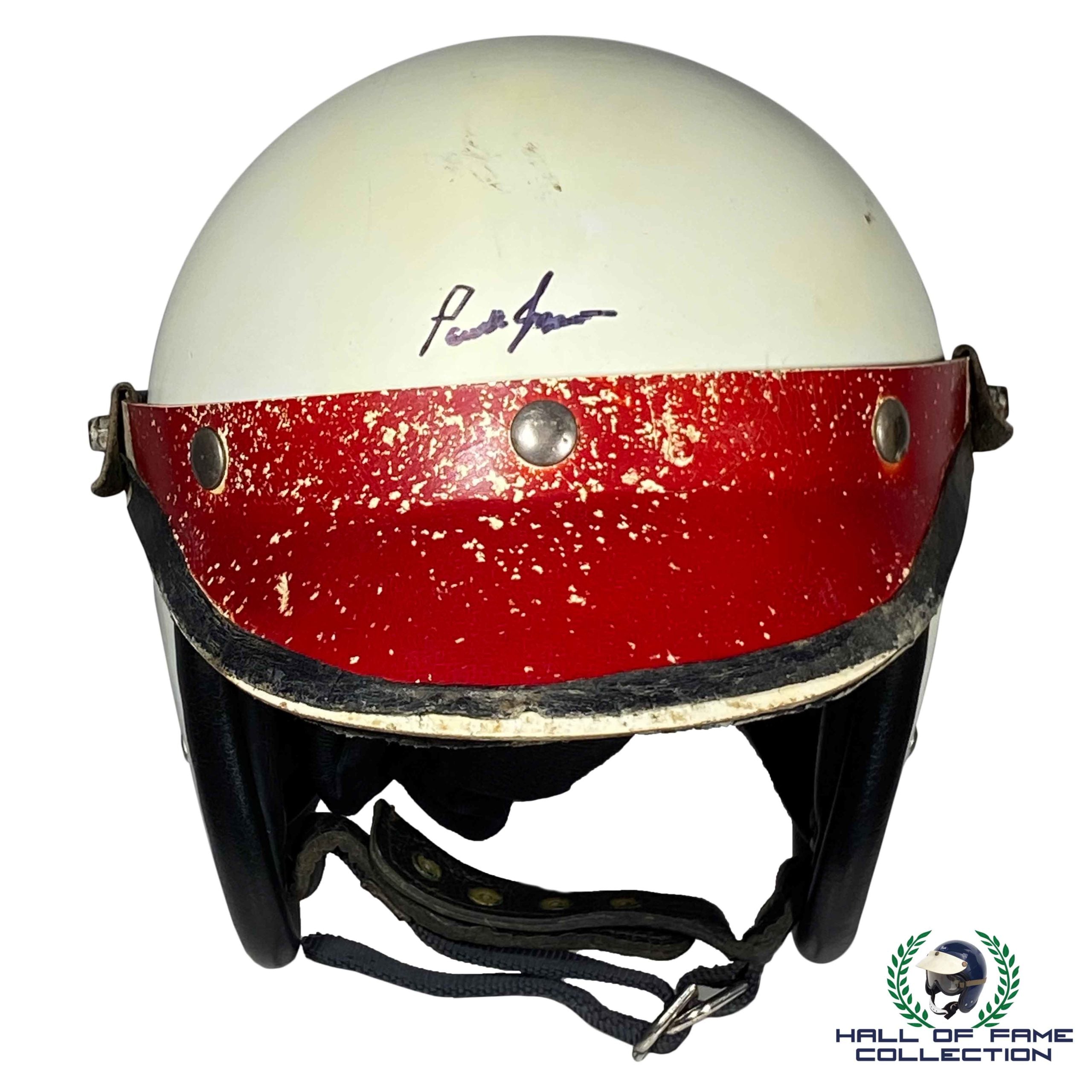 1964 Parnelli Jones Signed Race Used McHal Speedway Indy 500 Helmet