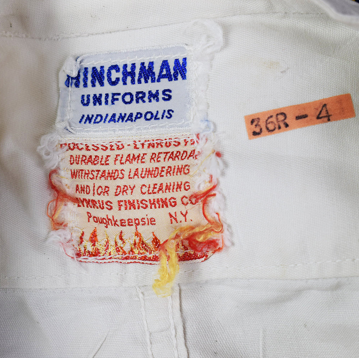 1965 Johnny Rutherford Signed Race Used Hinchman IndyCar/Sprintcar Suit