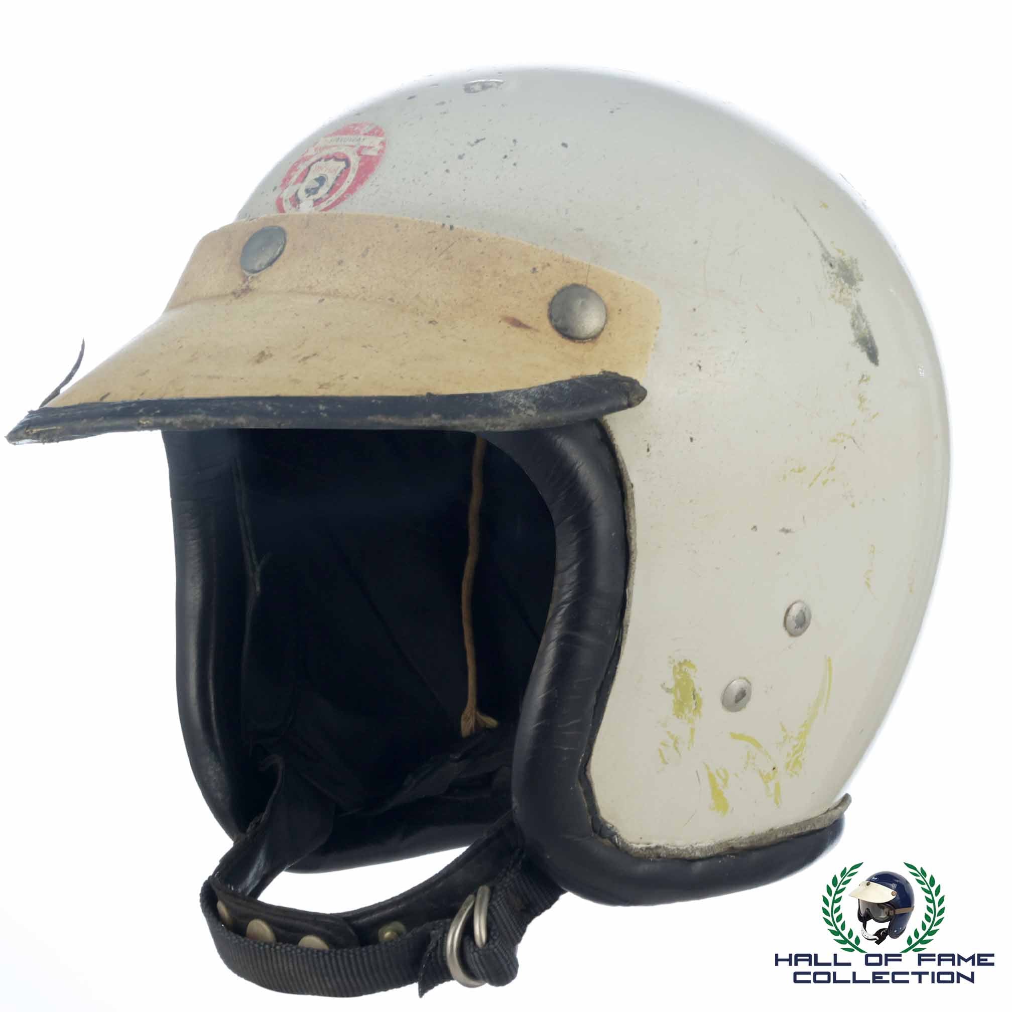 1965 Roger McCluskey Race Used Rare McHal Speedway Indy 500 Helmet + S