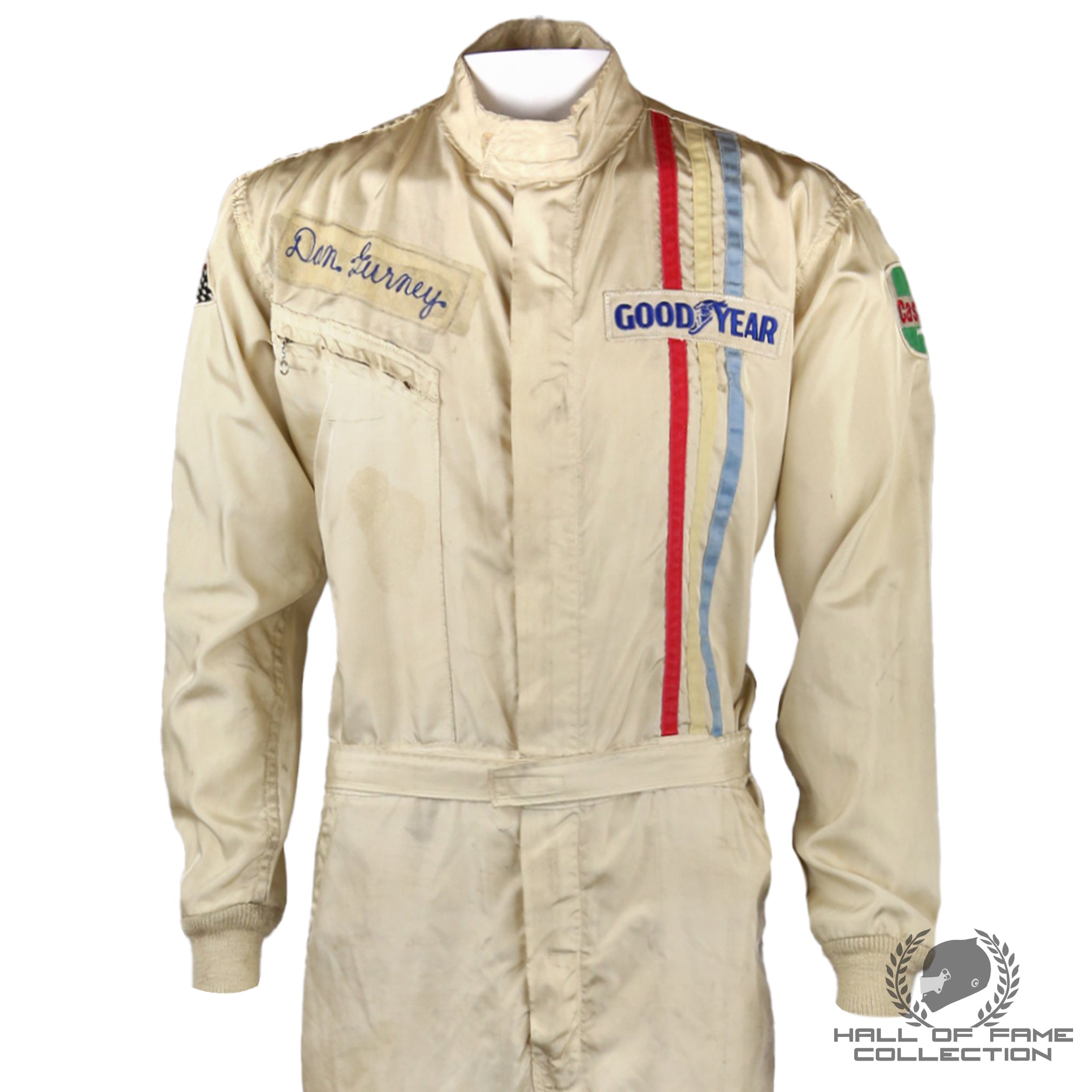 1968 Dan Gurney Canadian GP & 1969 Monterey GP Race Used Anglo American Racers F1/Can-Am Suit