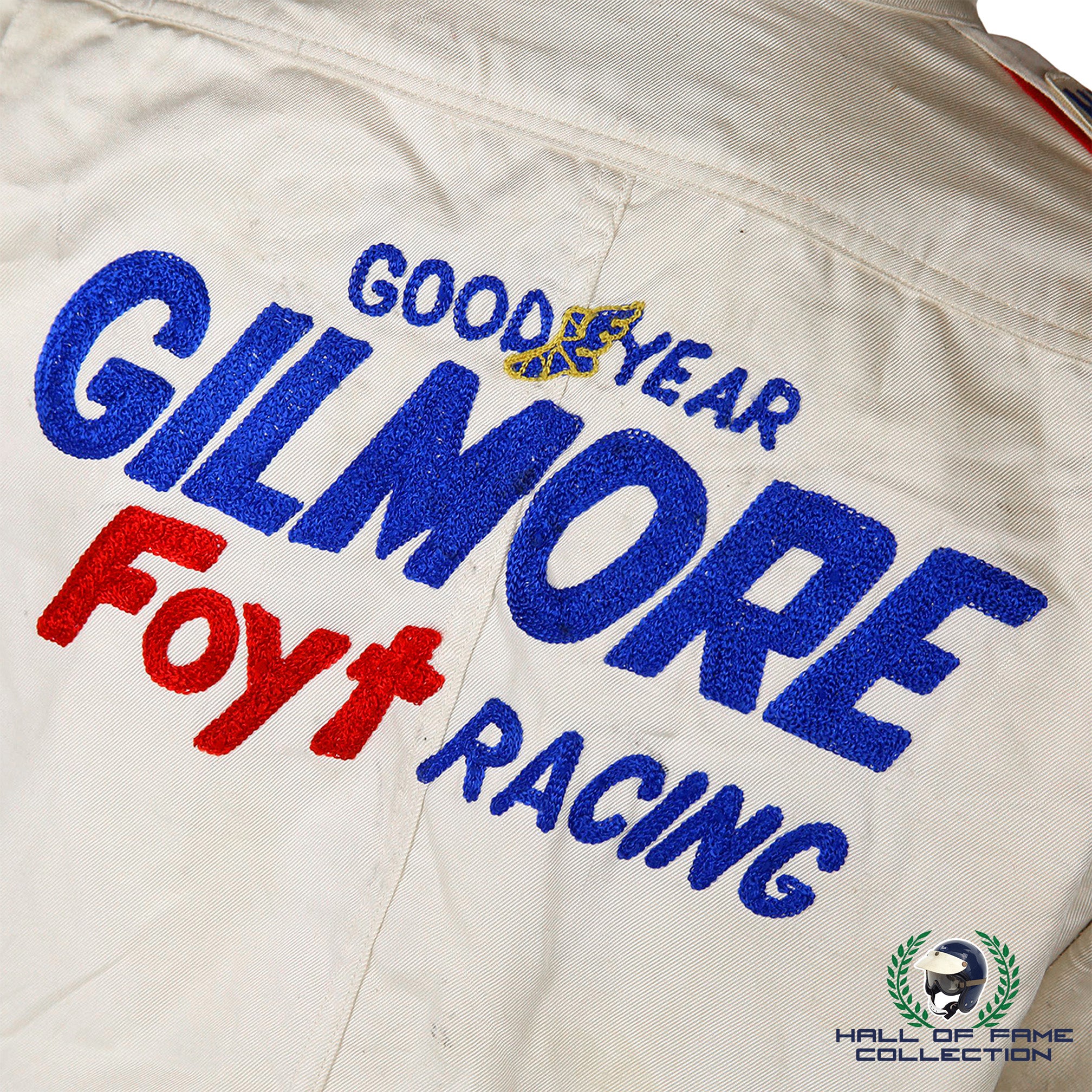 1985 A.J Foyt Race Worn Gilmore Racing Indy 500 Suit