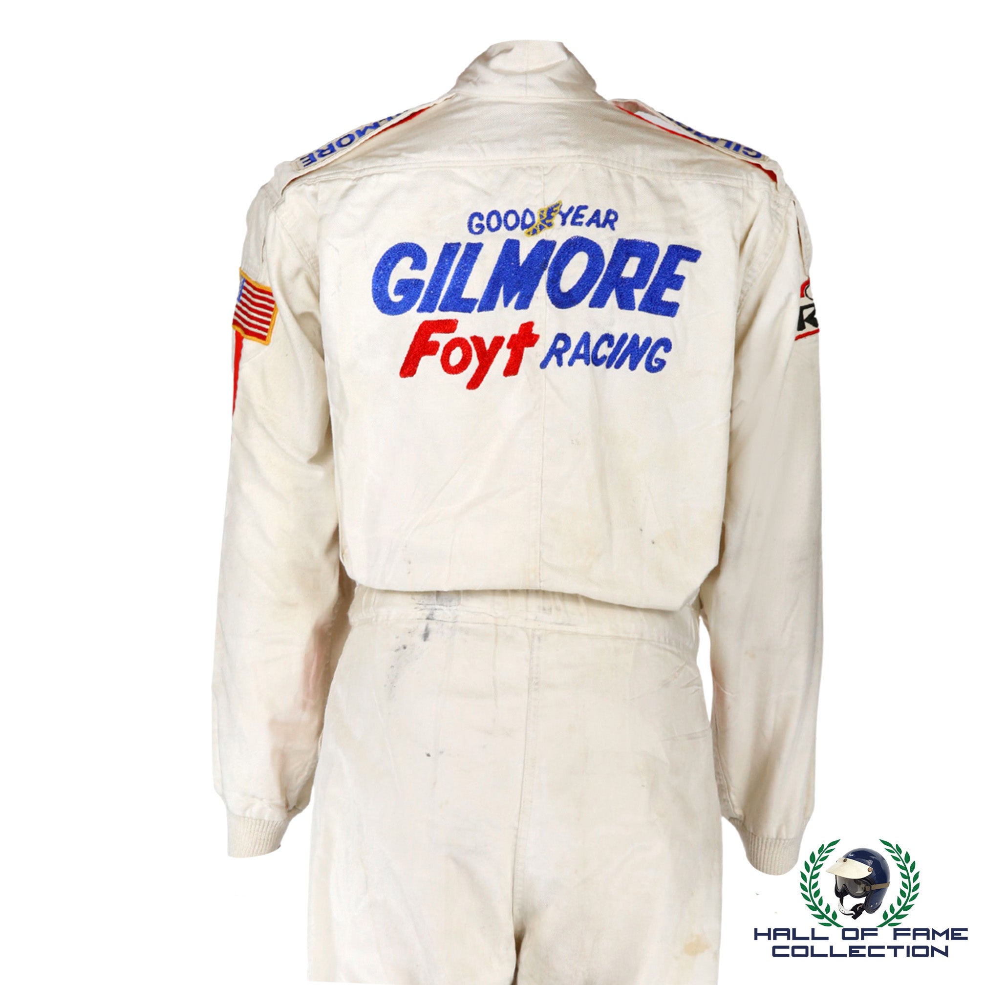 1985 A.J Foyt Race Worn Gilmore Racing Indy 500 Suit