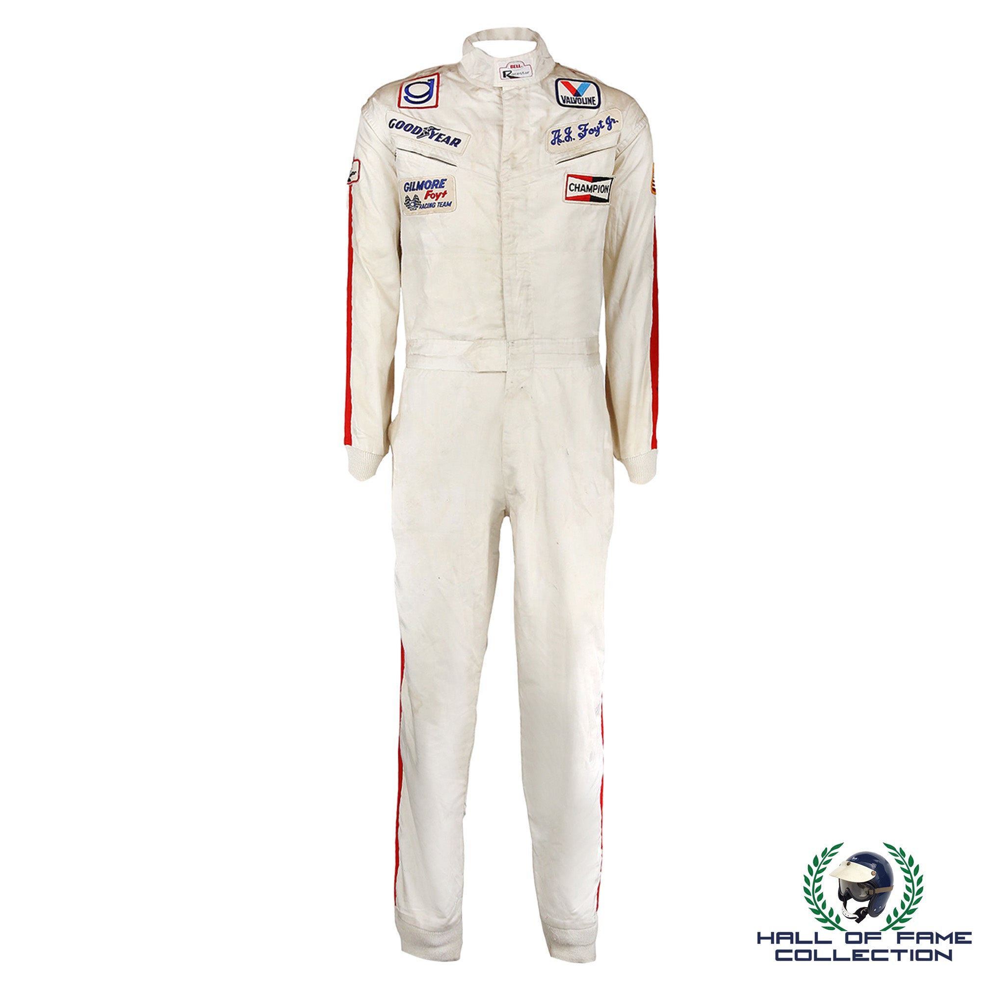 1985 A.J Foyt Race Worn Gilmore Racing Indy 500 Suit