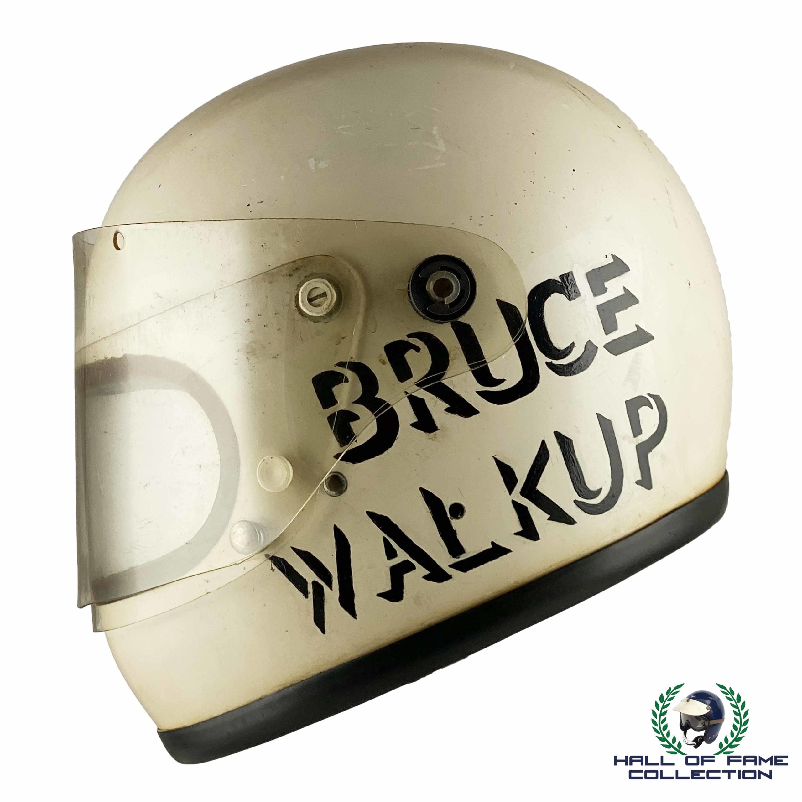 1970 Bruce Walkup Race Used USAC National Championship Bell Star Helmet