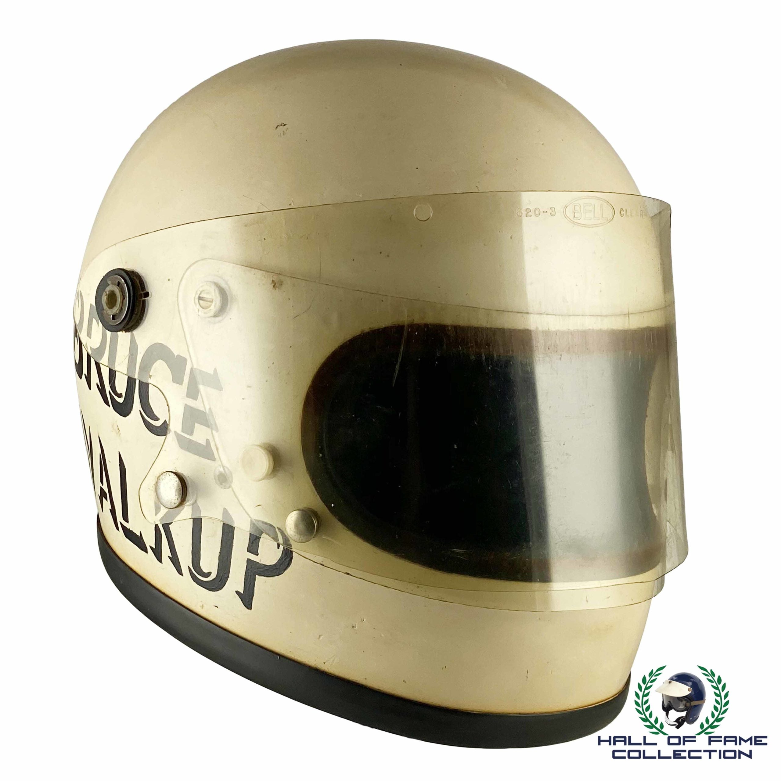 1970 Bruce Walkup Race Used USAC National Championship Bell Star Helmet