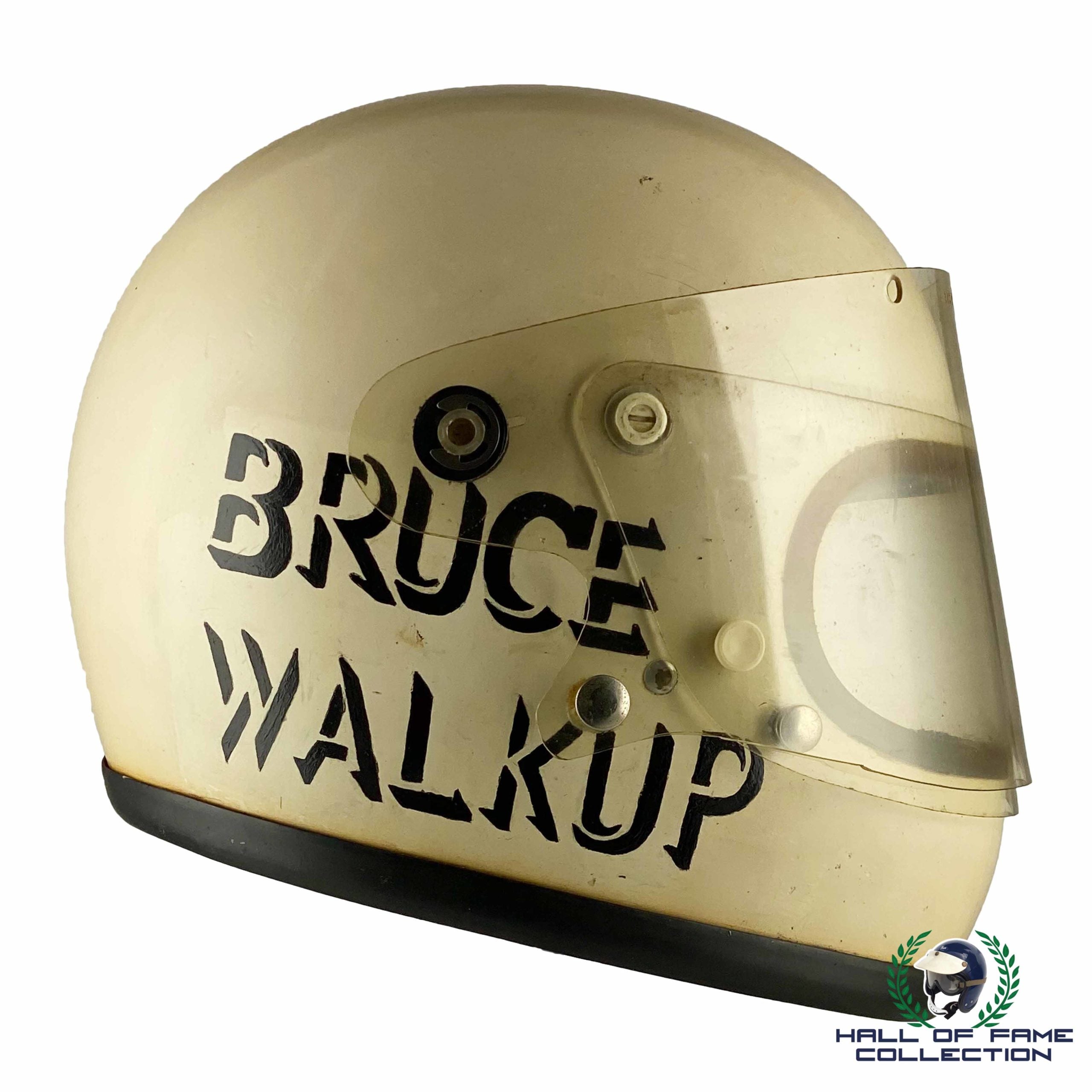 1970 Bruce Walkup Race Used USAC National Championship Bell Star Helmet