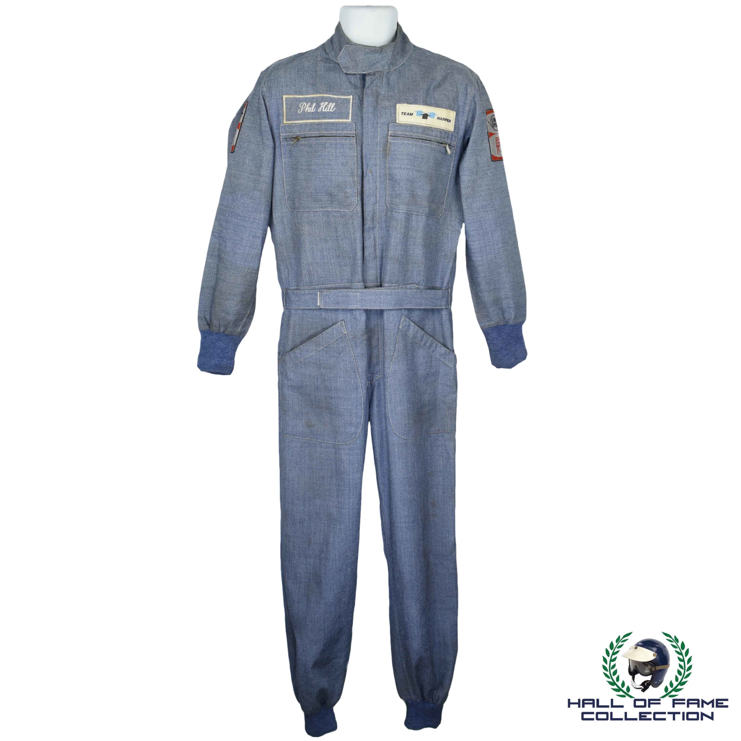 Phil Hill "The First American Born World Champion" Original Used Linea Sport Macau GP Suit