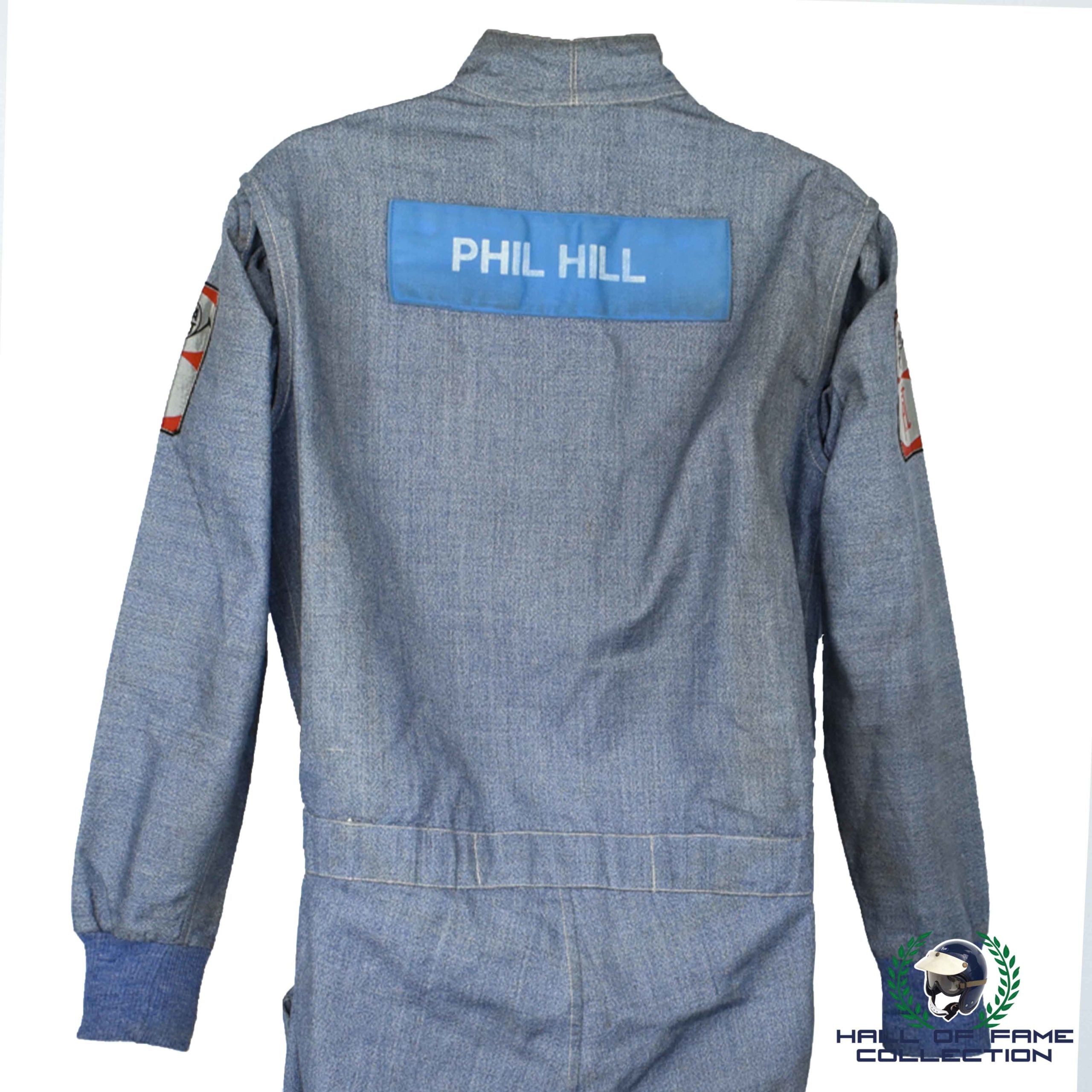 Phil Hill "The First American Born World Champion" Original Used Linea Sport Macau GP Suit