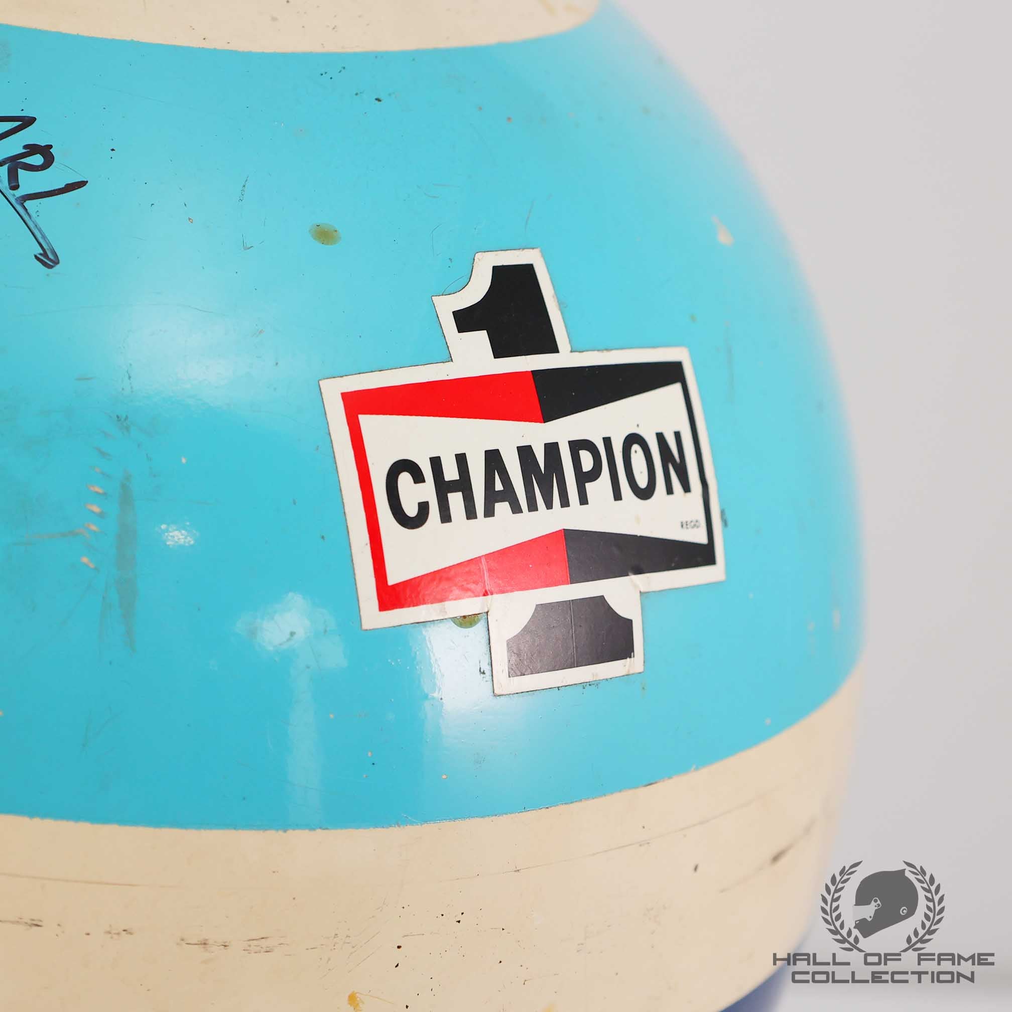 1970's Beppe Gabbiani Signed Bell Star Ferrari F1 Test / F2 / F3 Helmet