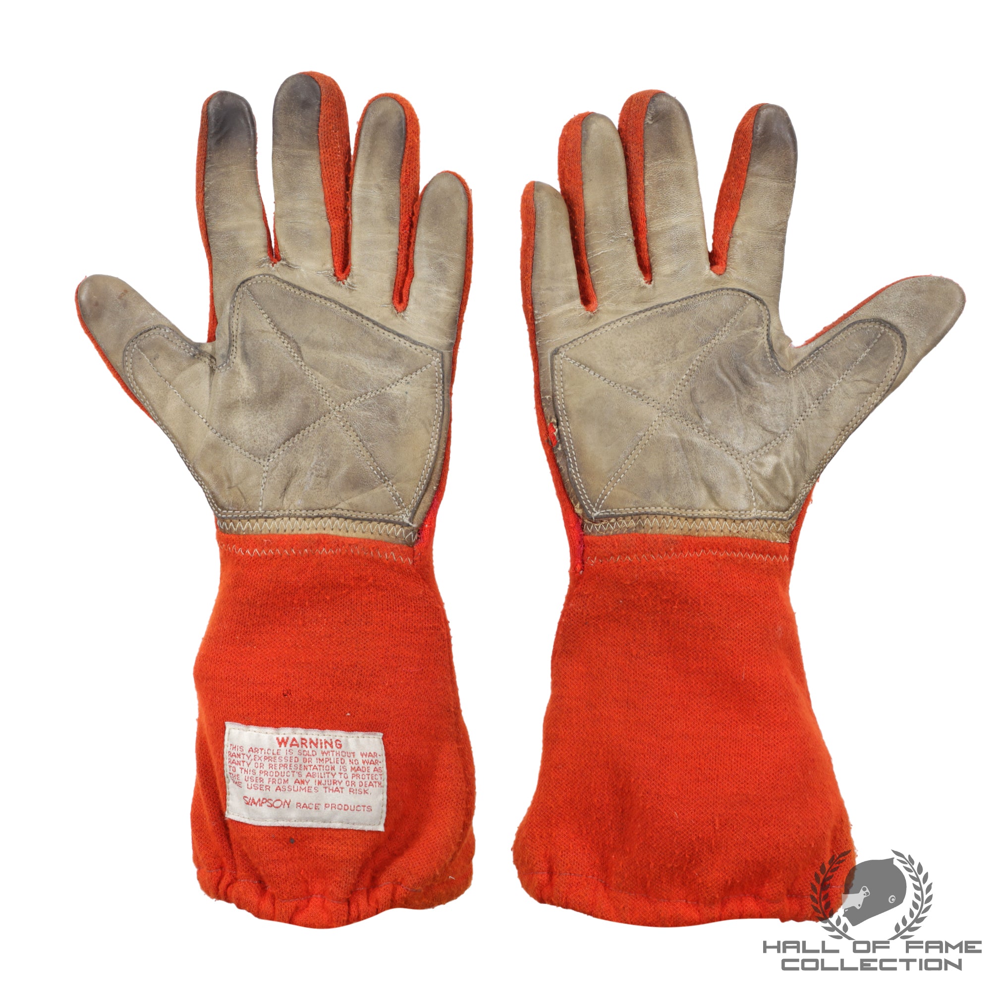 1970s Jody Scheckter Signed Original Used Simpson F1 Gloves
