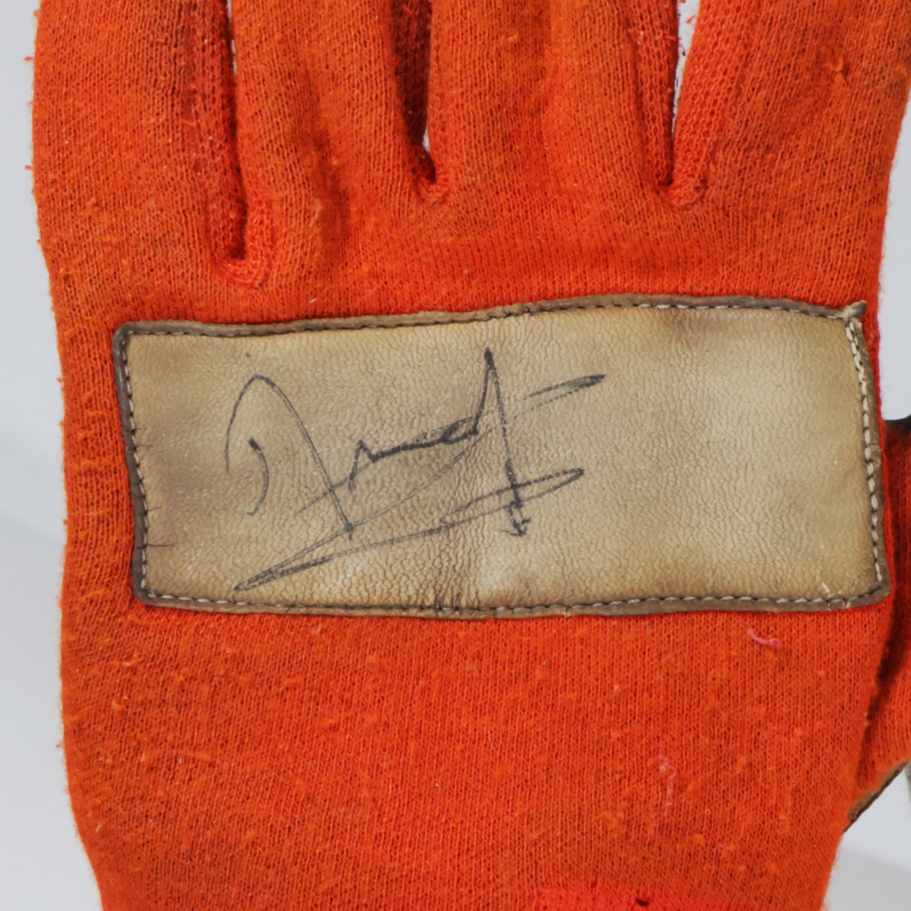 1970s Jody Scheckter Signed Original Used Simpson F1 Gloves
