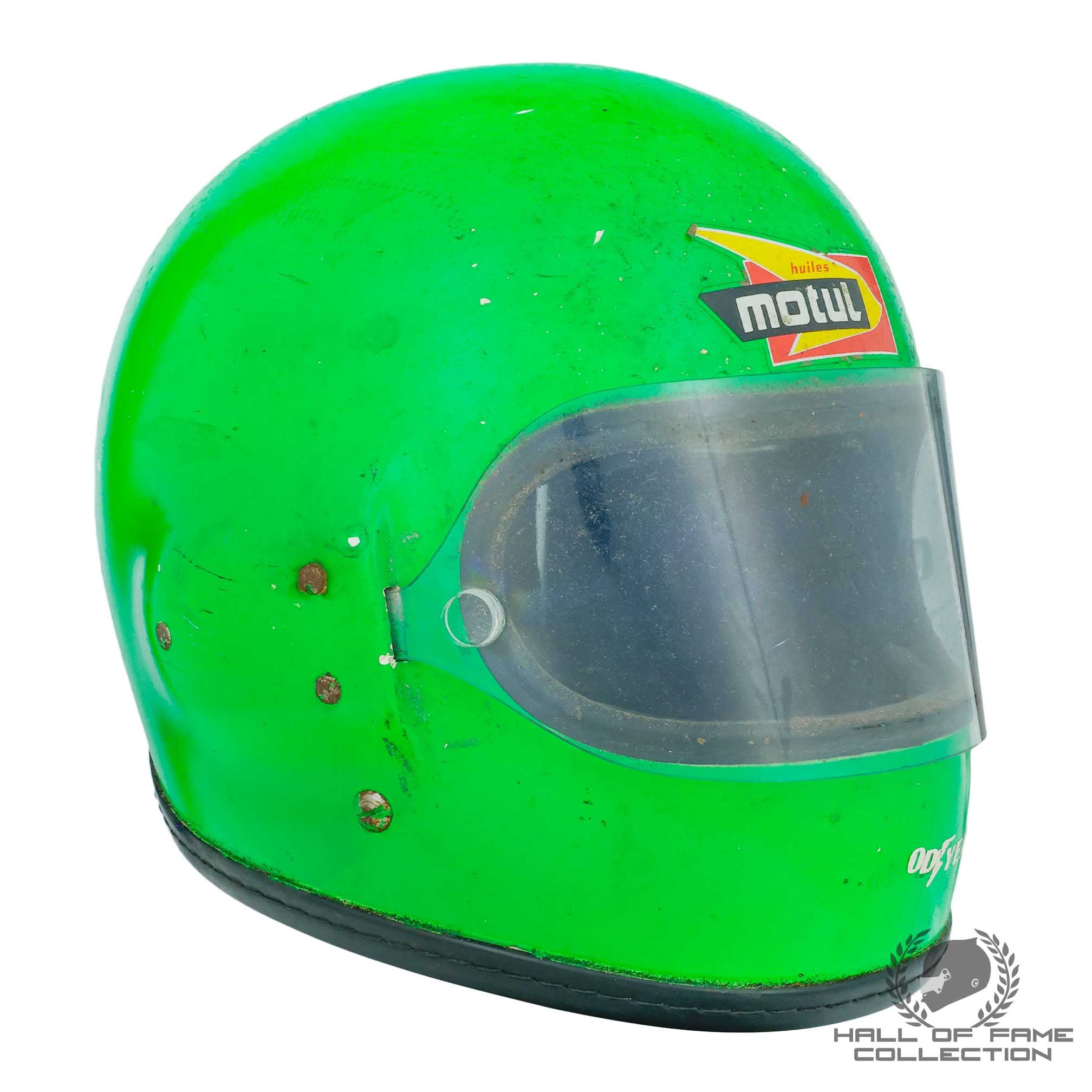 1972 Henri Pescarolo Race Used GPA FP1 Williams F1 Helmet