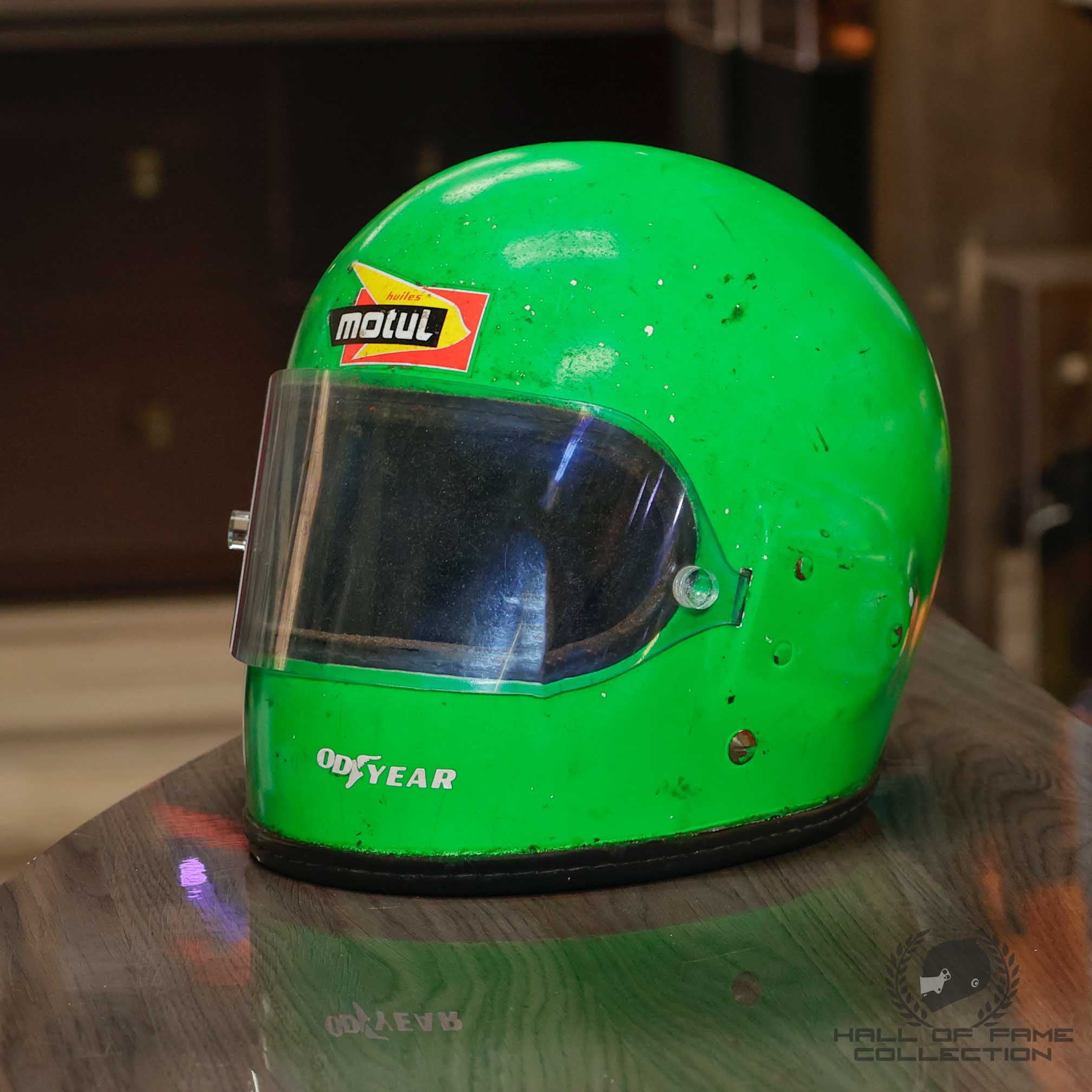 1972 Henri Pescarolo Race Used GPA FP1 Williams F1 Helmet