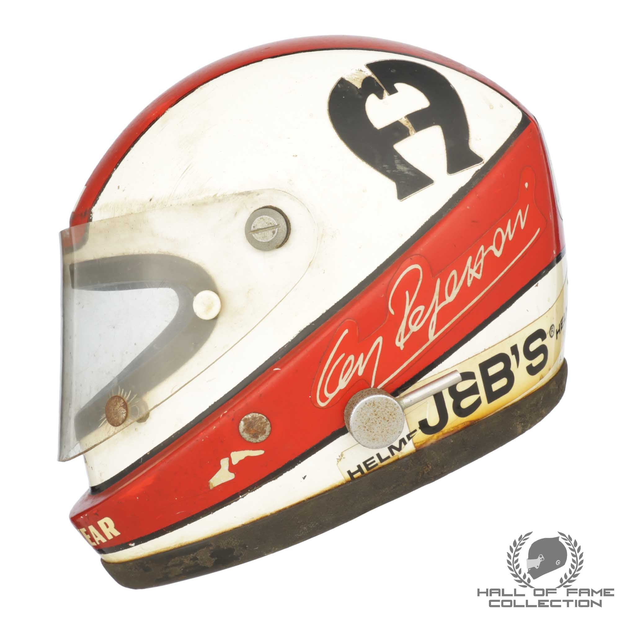 1975 Clay Regazzoni Race Winning Italian Grand Prix Scuderia Ferrari F1 Helmet