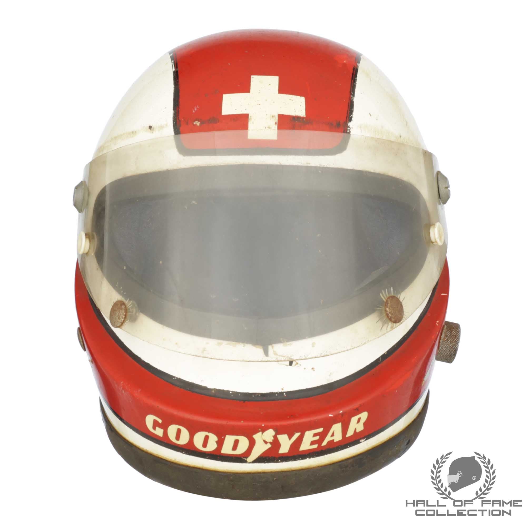 1975 Clay Regazzoni Race Winning Italian Grand Prix Scuderia Ferrari F1 Helmet