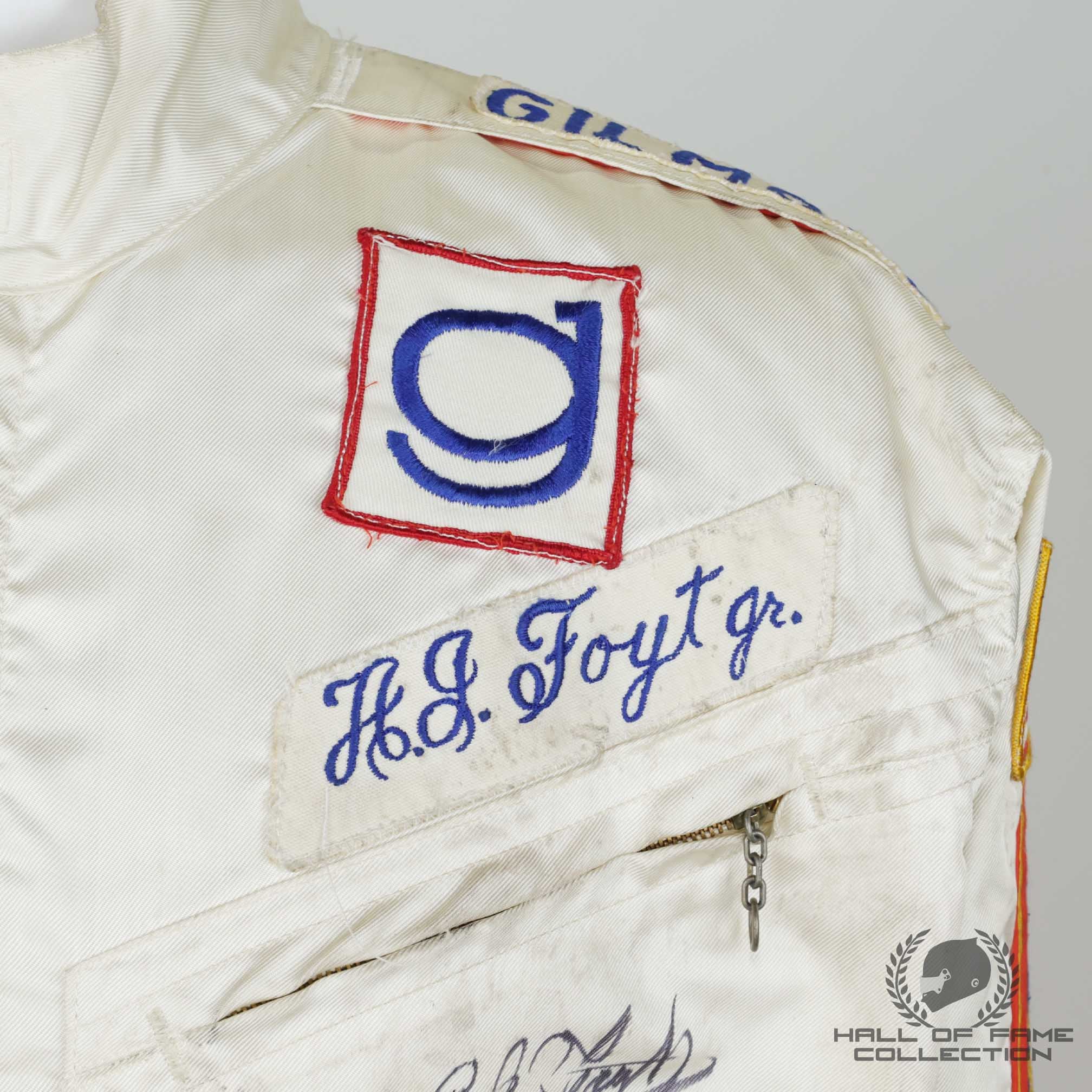 1976 AJ Foyt Used Signed Gilmore Racing IndyCar Suit