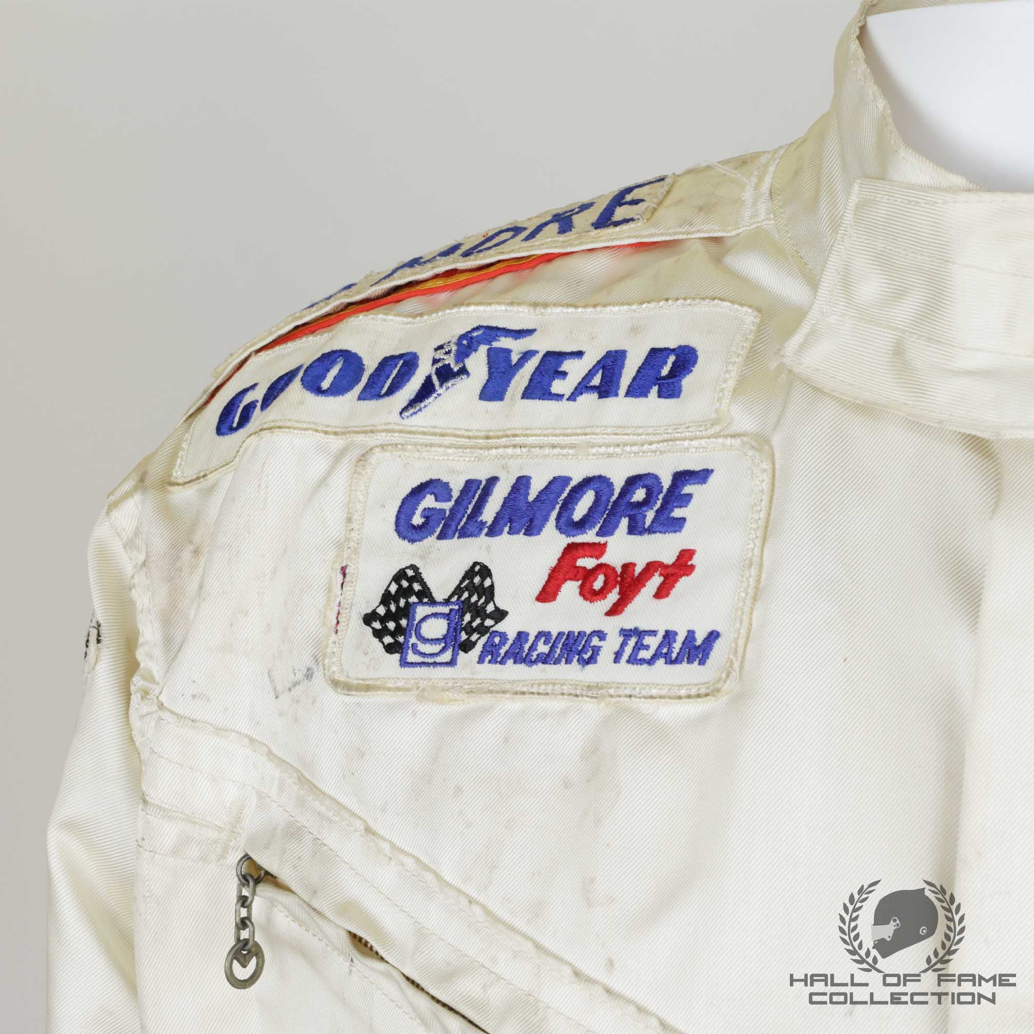1976 AJ Foyt Used Signed Gilmore Racing IndyCar Suit