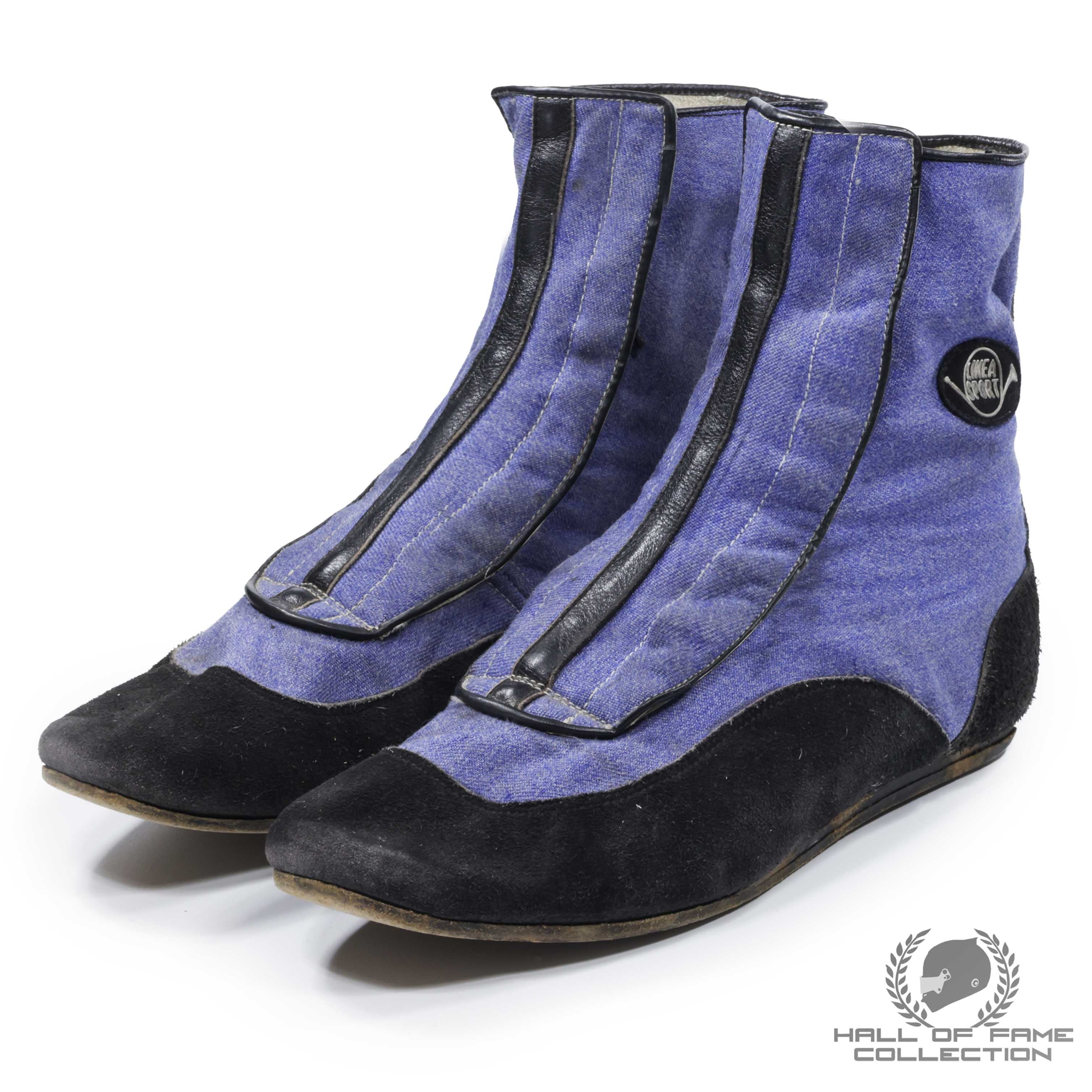 1976 Jody Scheckter Race Used Tyrrell F1 Boots