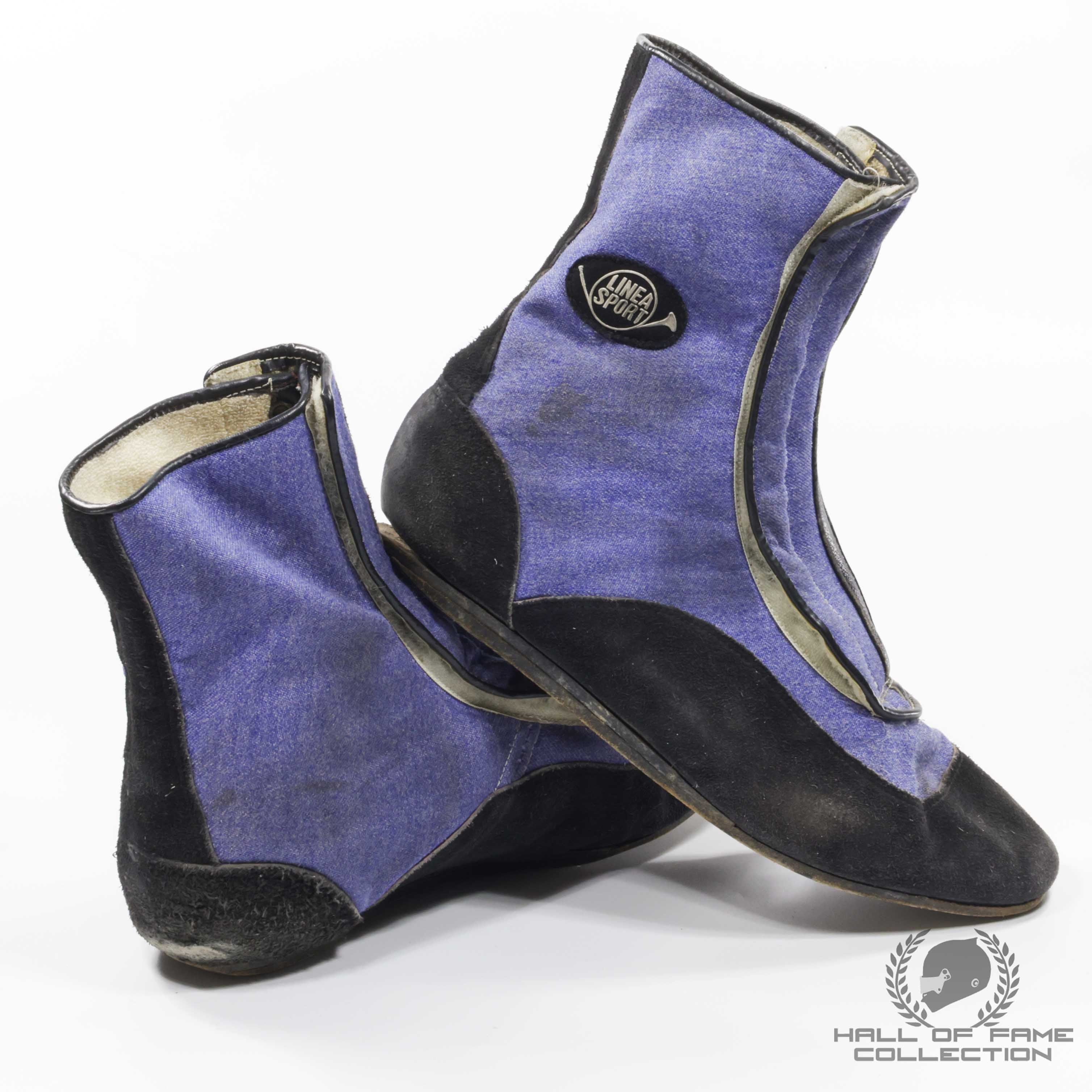 1976 Jody Scheckter Race Used Tyrrell F1 Boots