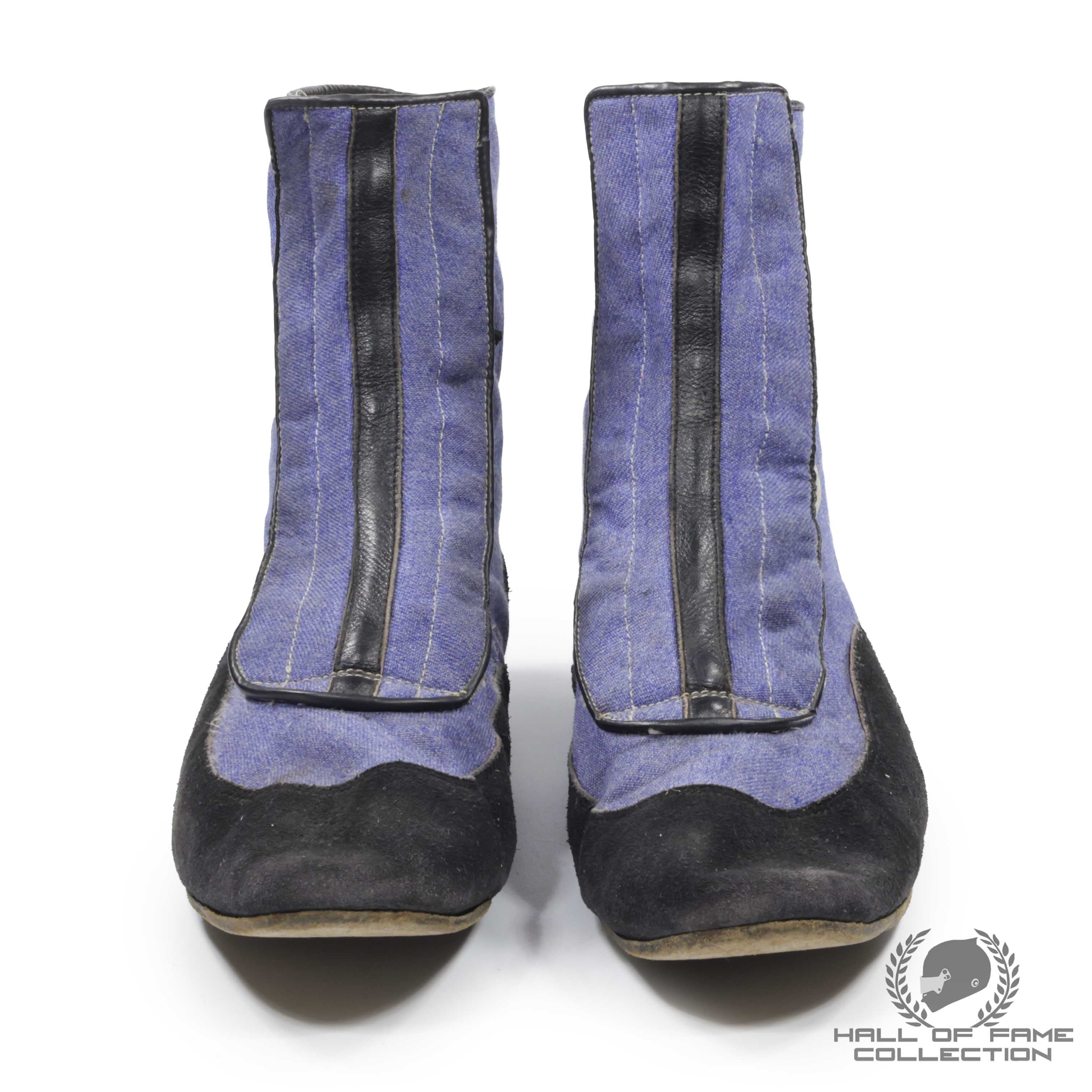 1976 Jody Scheckter Race Used Tyrrell F1 Boots