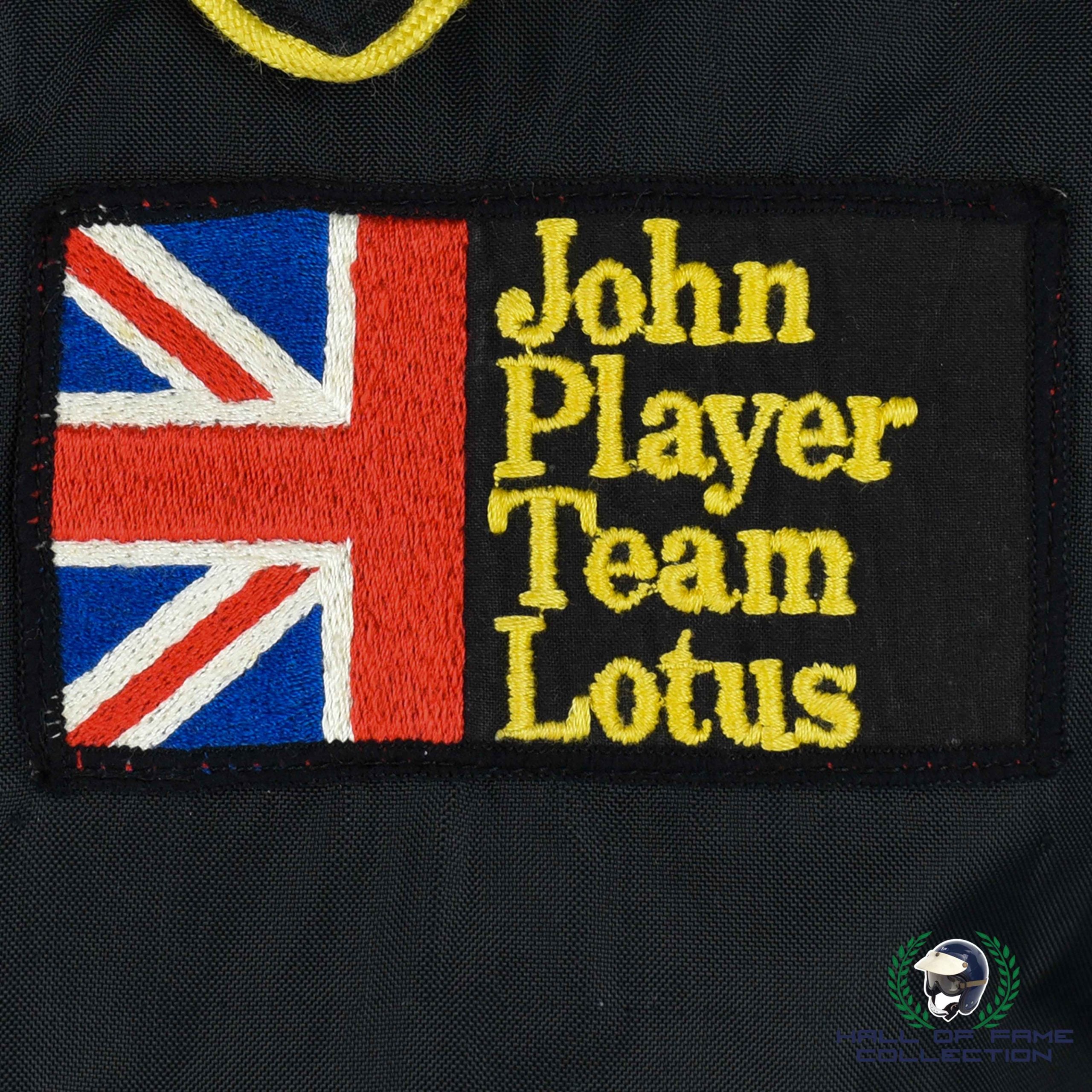 1976/77 Mario Andretti Signed Original Personal Worn John Player Special Team Lotus F1 Jacket