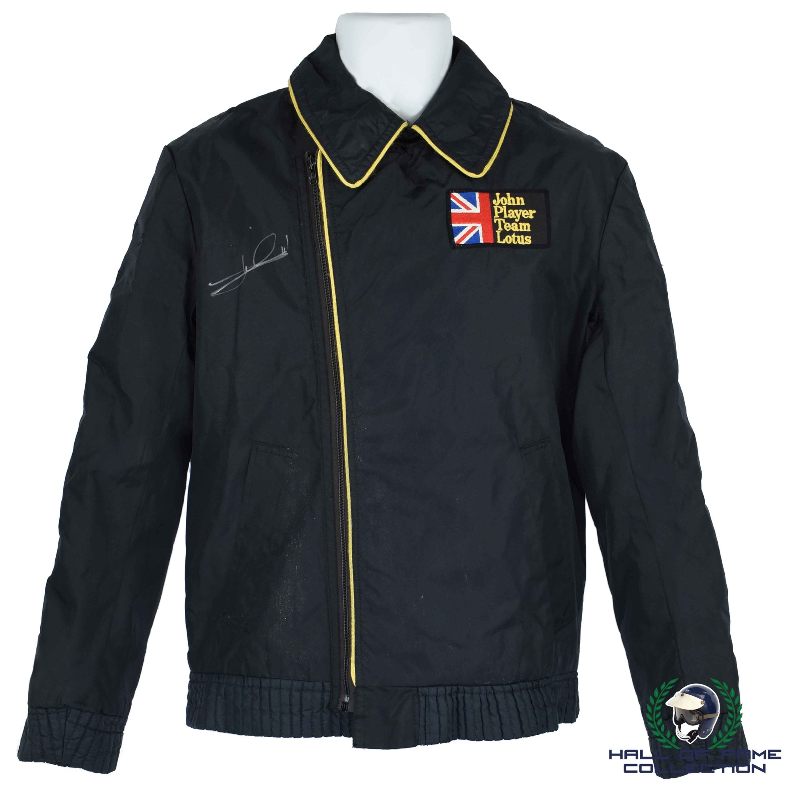 1976/77 Mario Andretti Signed Original Personal Worn John Player Special Team Lotus F1 Jacket