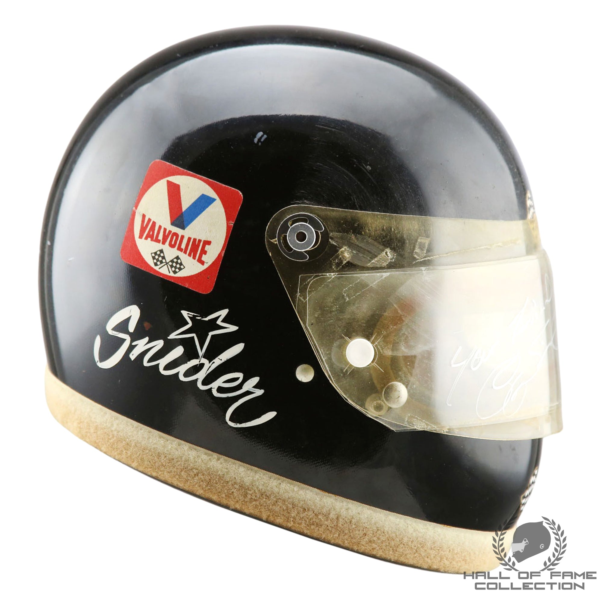 1977-84 George Snider Signed Race Used Midget / IndyCar Helmet