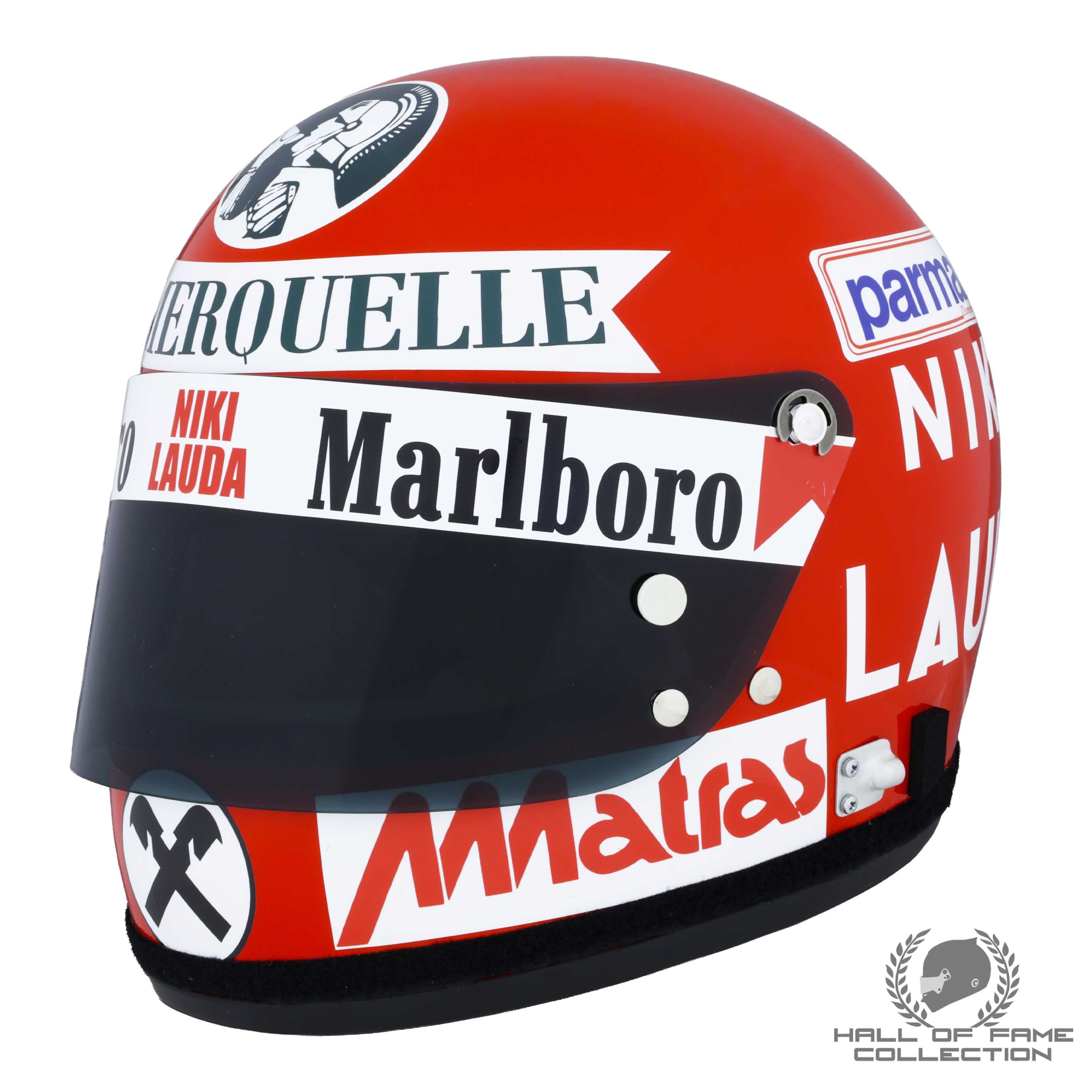 1977 Niki Lauda World Championship Season Replica Ferrari F1 Helmet