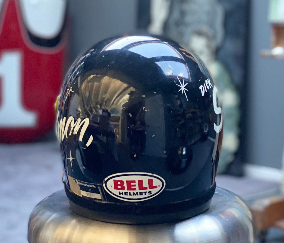 1978 Dick Simon Race Used Indy 500 Bell Helmet and Simpson Suit Set