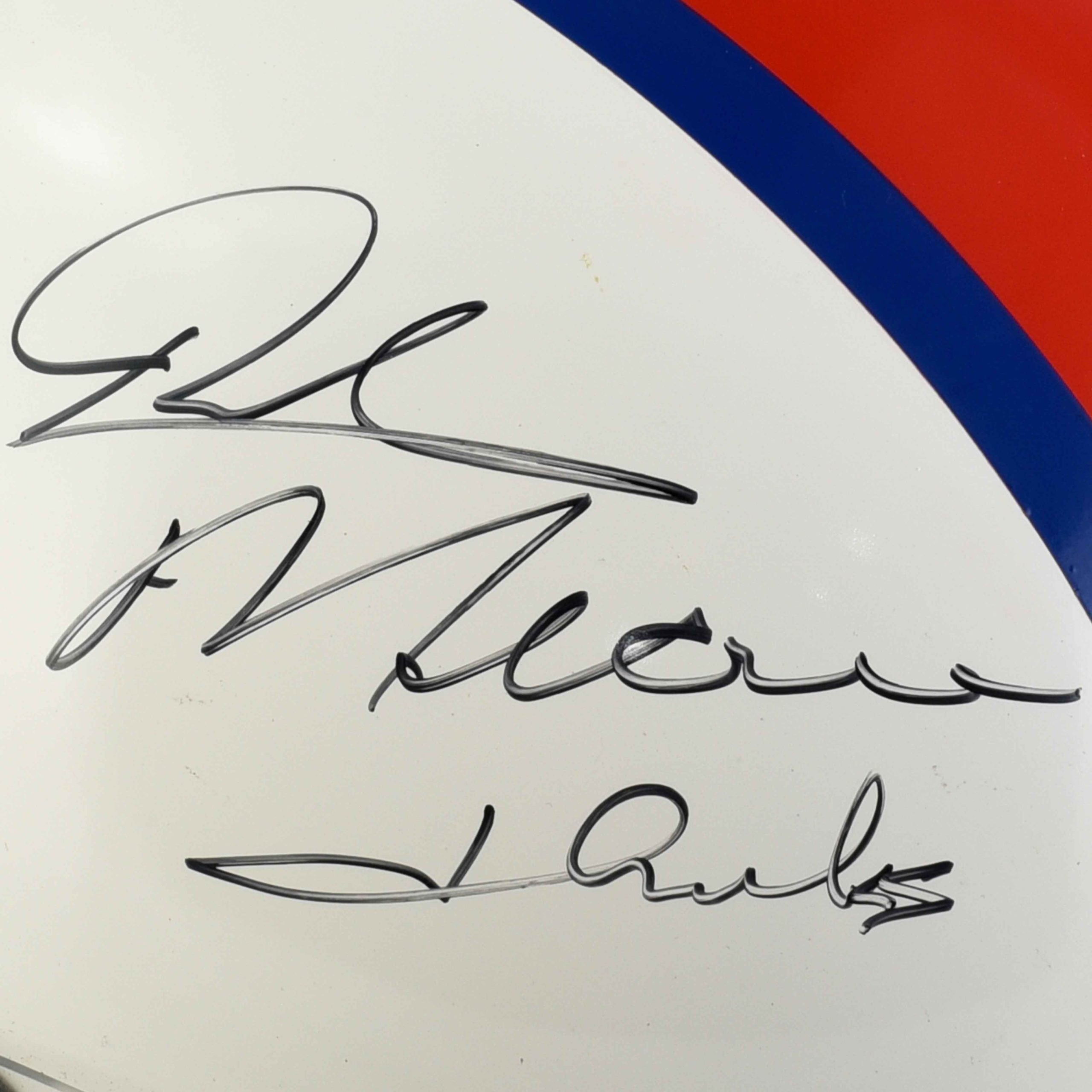 1978 Rick Mears Signed Replica Team Penske Rookie IndyCar Helmet