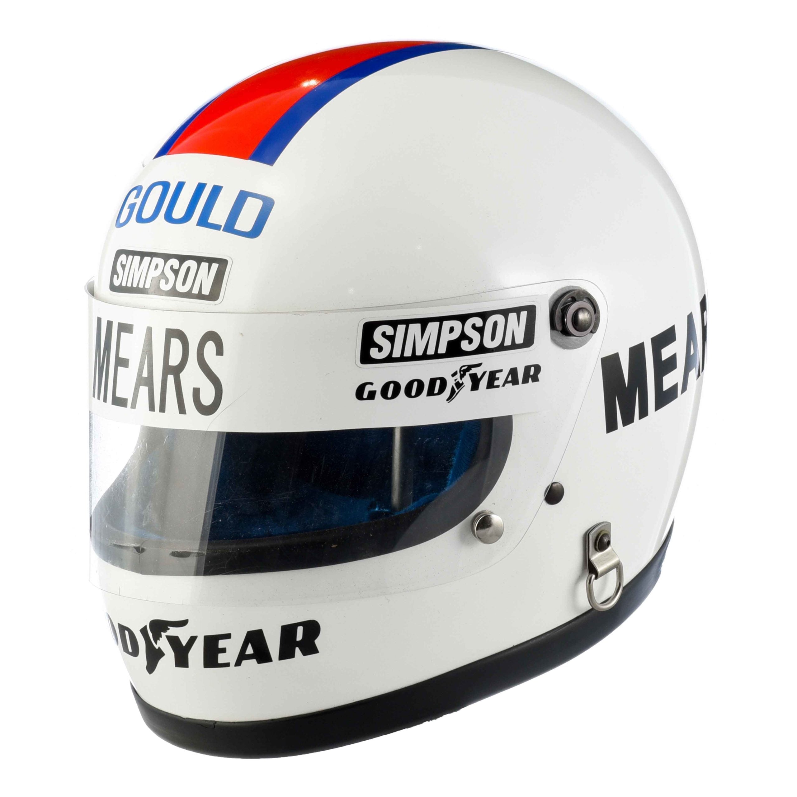 1978 Rick Mears Signed Replica Team Penske Rookie IndyCar Helmet