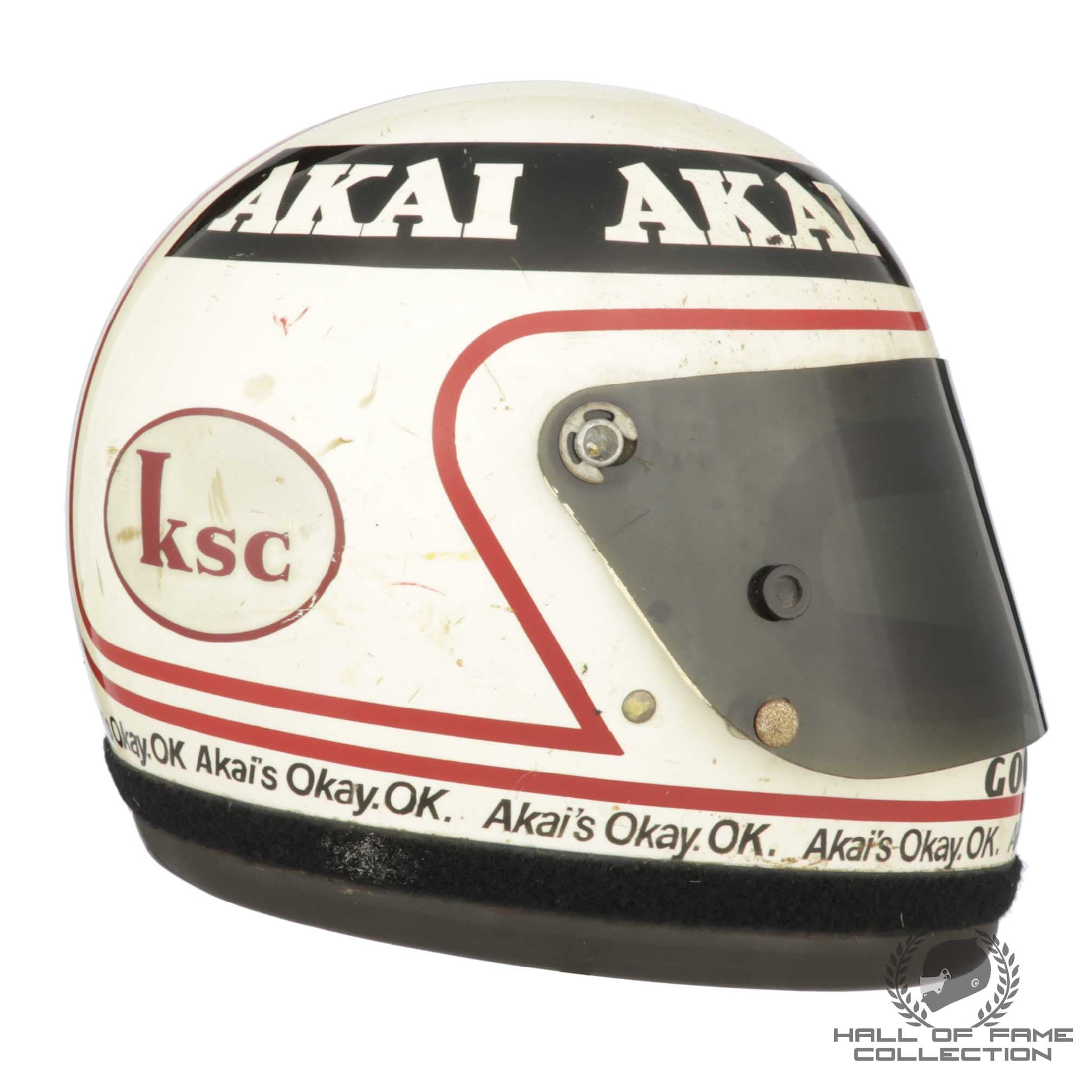 1979 Alan Jones German, Austrian, Dutch, Canadian Grand Prix Race Winning Williams F1 Helmet