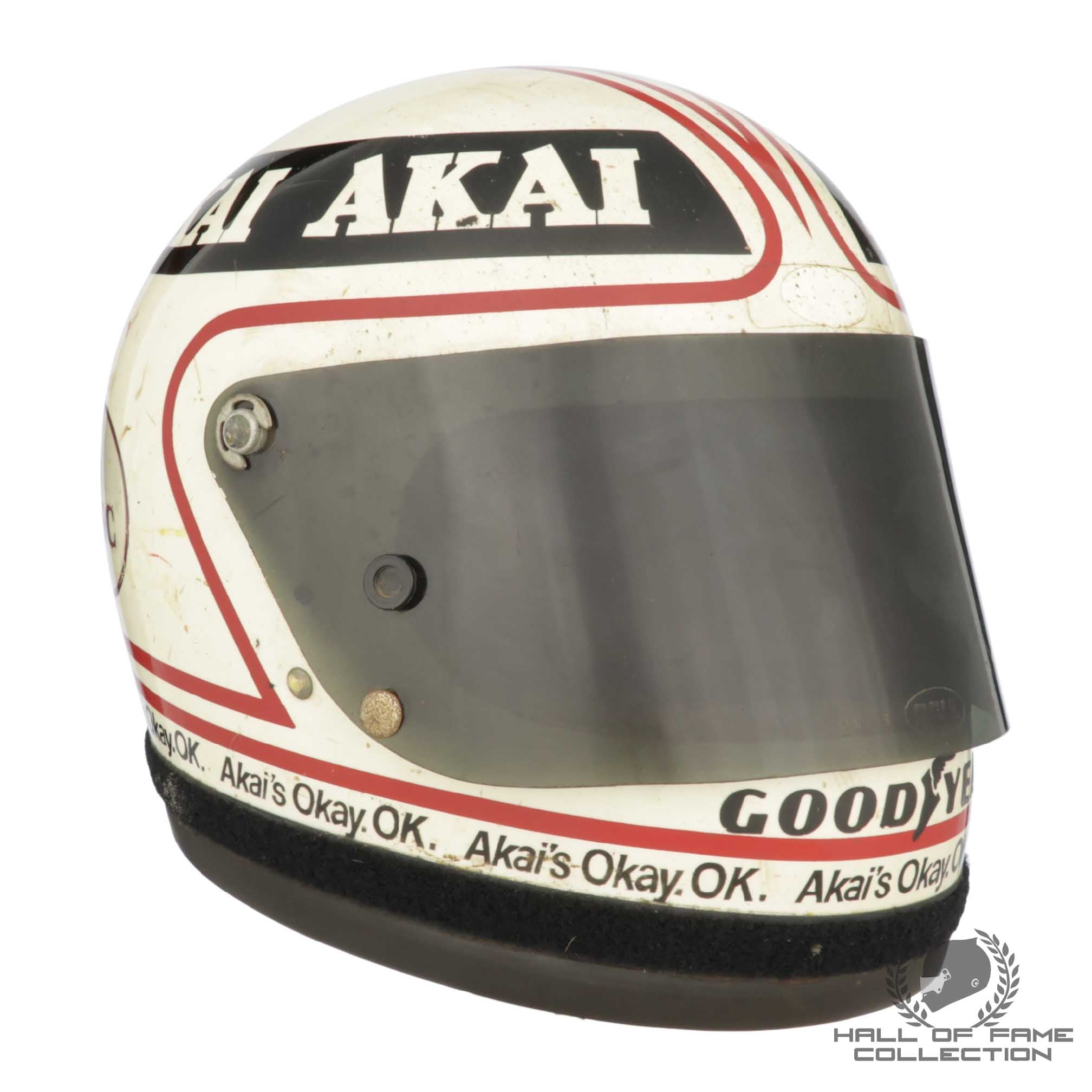 1979 Alan Jones German, Austrian, Dutch, Canadian Grand Prix Race Winning Williams F1 Helmet