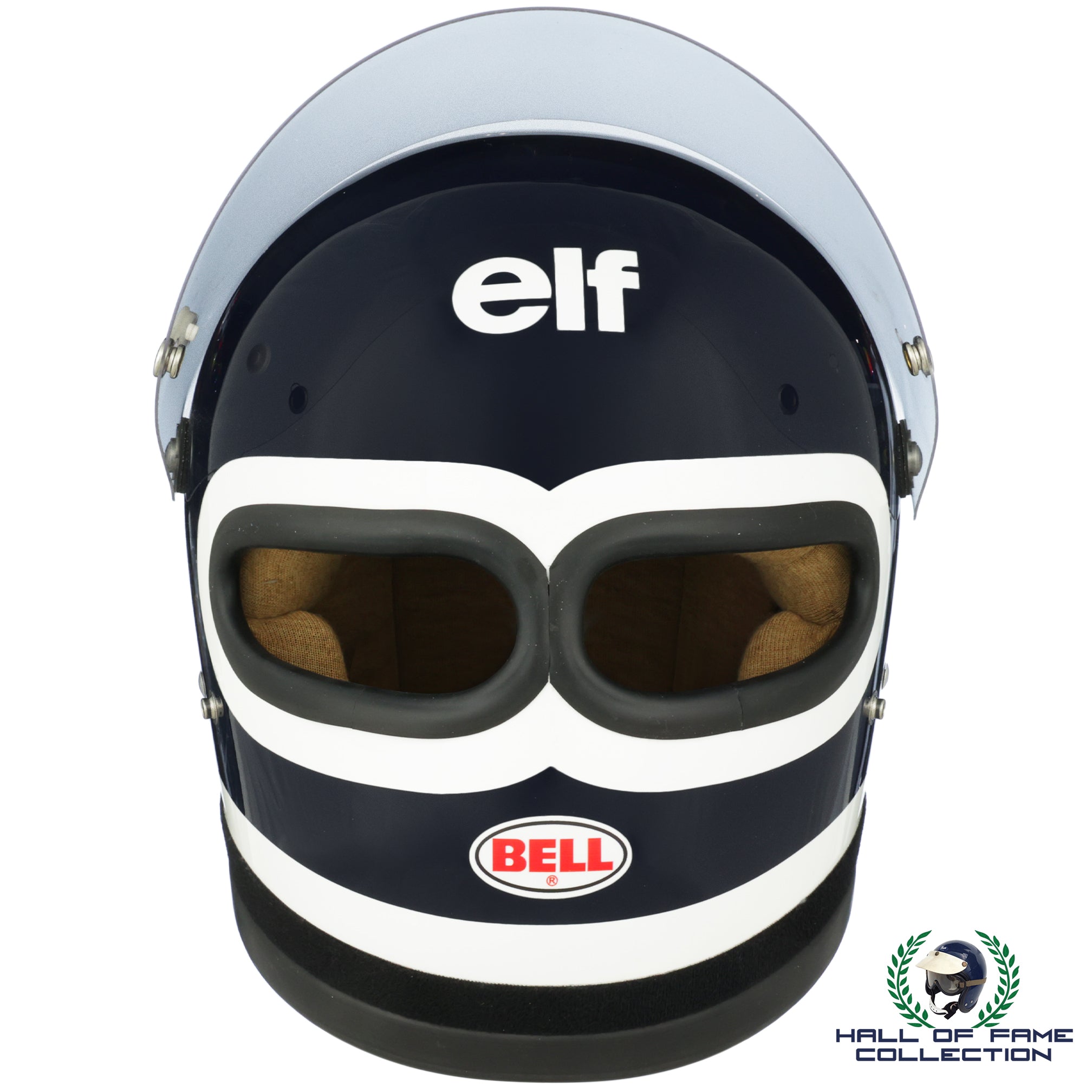 1979 Jacky Ickx Ligier Bell Replica Twin Eye Port F1 Helmet