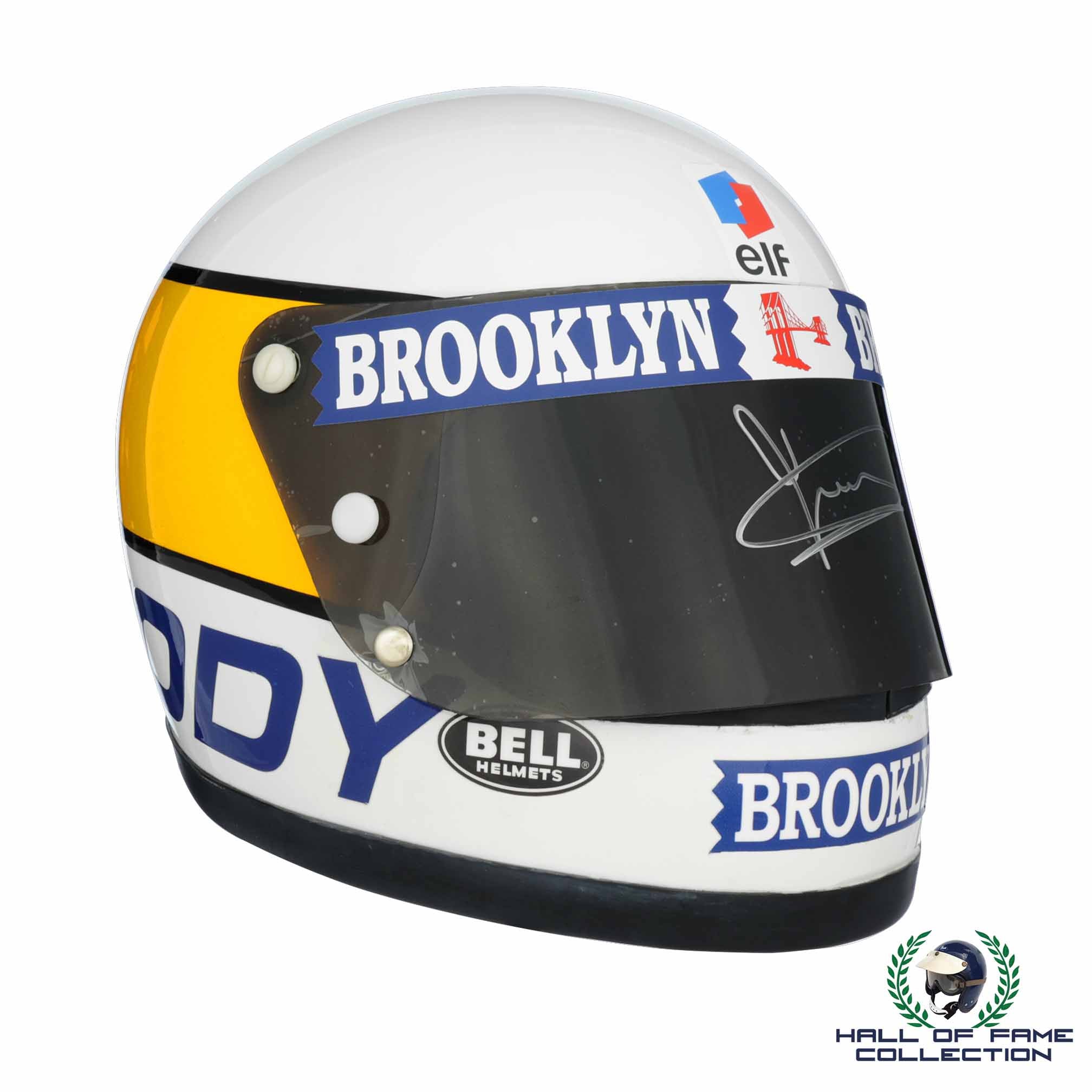 1979 Jody Scheckter Signed Championship Season Replica Scuderia Ferrari F1 Helmet