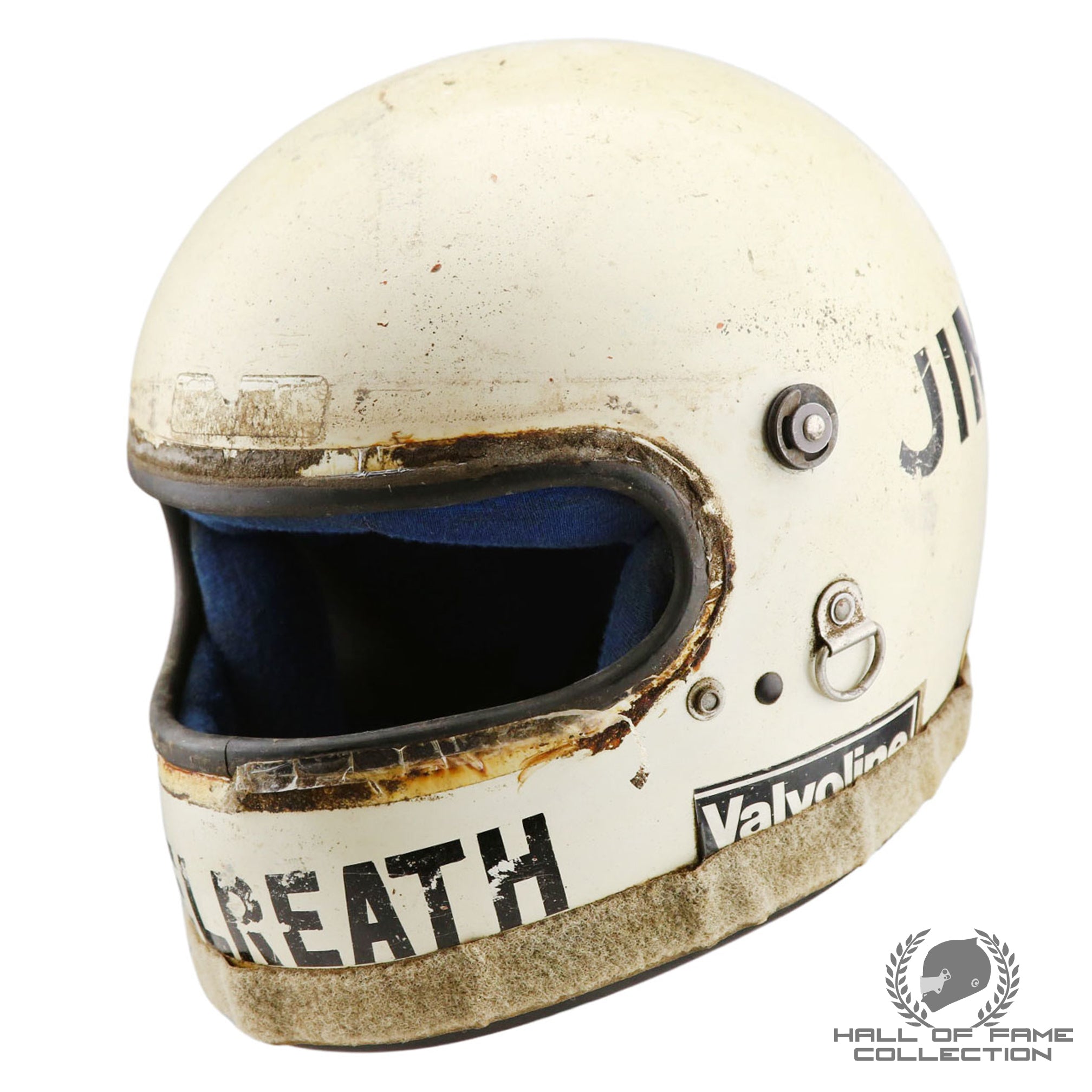 1979 Jim McElreath Race Used Fire Damaged Crashed / Pocono 2nd Place IndyCar Helmet