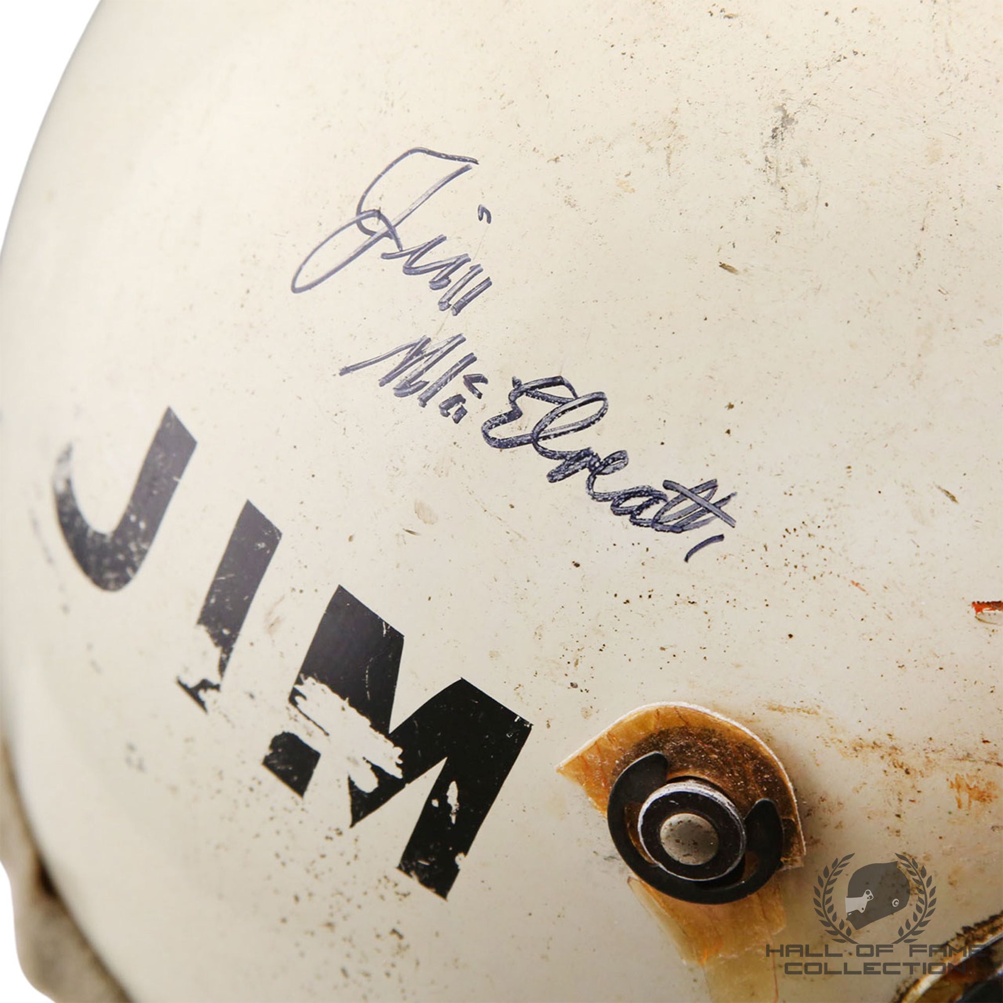 1979 Jim McElreath Race Used Fire Damaged Crashed / Pocono 2nd Place IndyCar Helmet