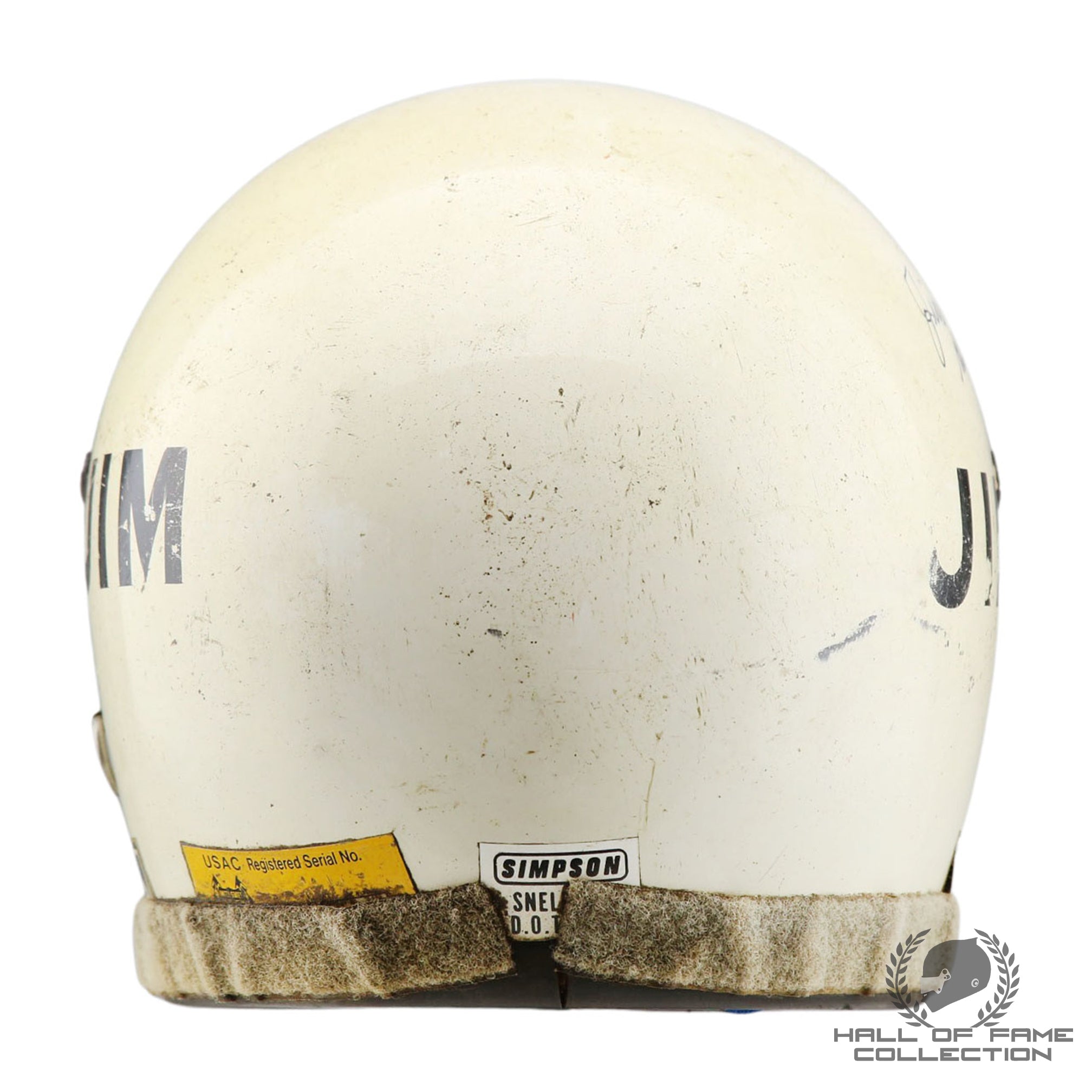 1979 Jim McElreath Race Used Fire Damaged Crashed / Pocono 2nd Place IndyCar Helmet