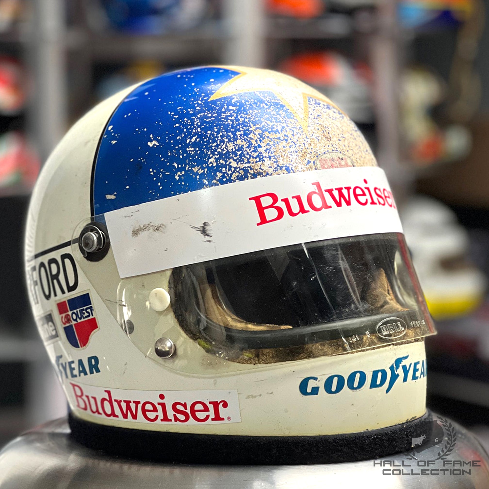 1978/79 Johnny Rutherford Signed Race Used McLaren Indy 500 Helmet