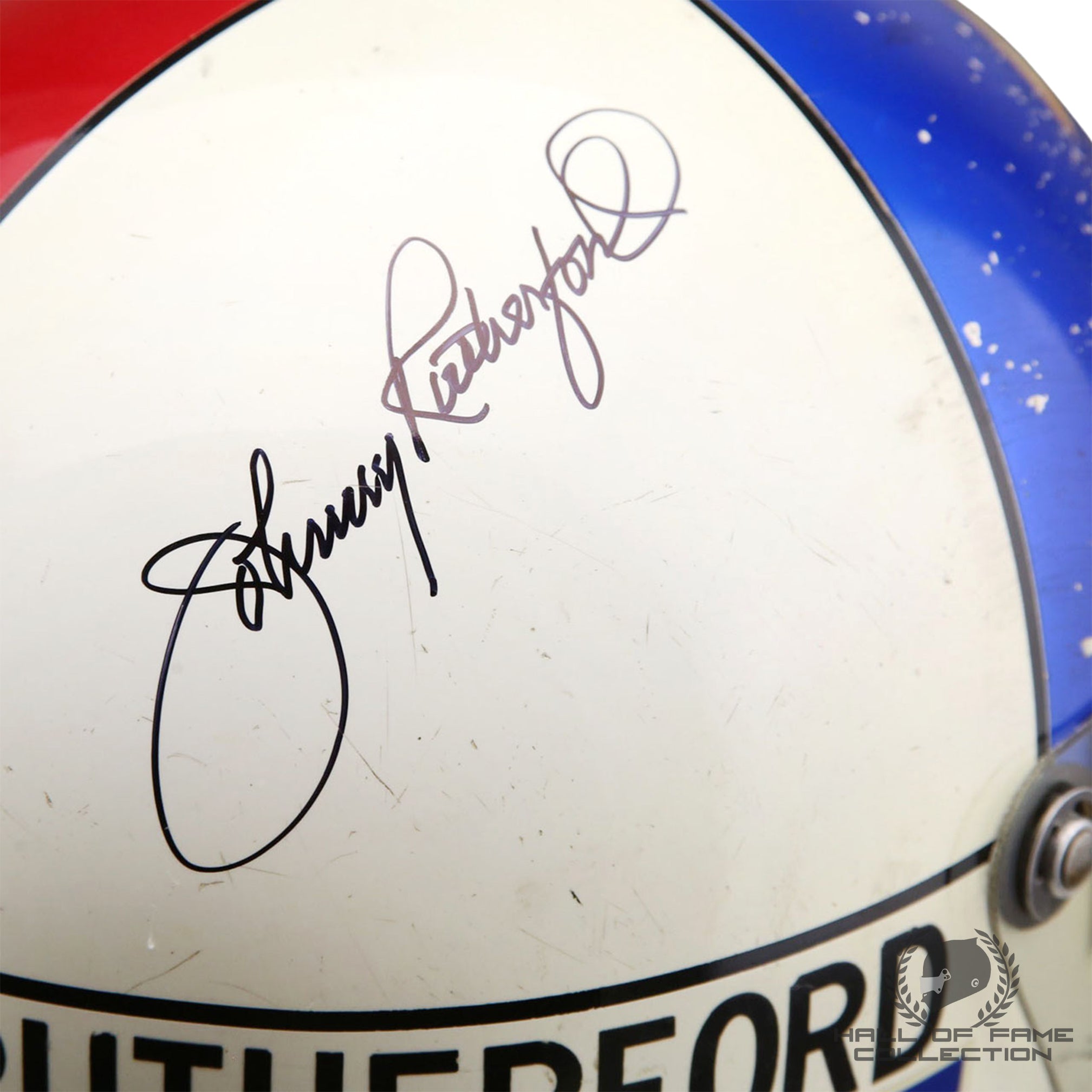 1978/79 Johnny Rutherford Signed Race Used McLaren Indy 500 Helmet