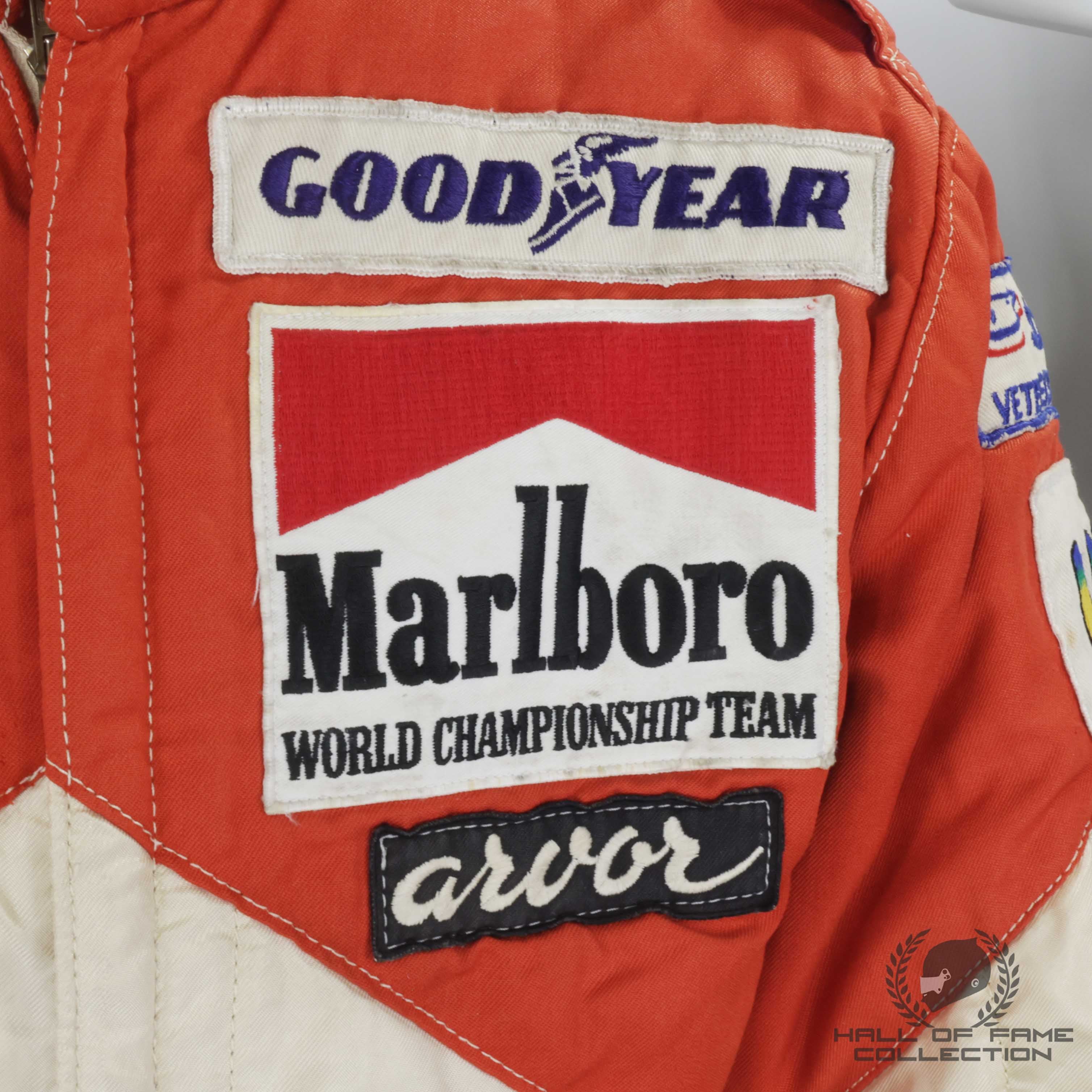 1980 Alain Prost Rookie Season Used McLaren F1 Suit