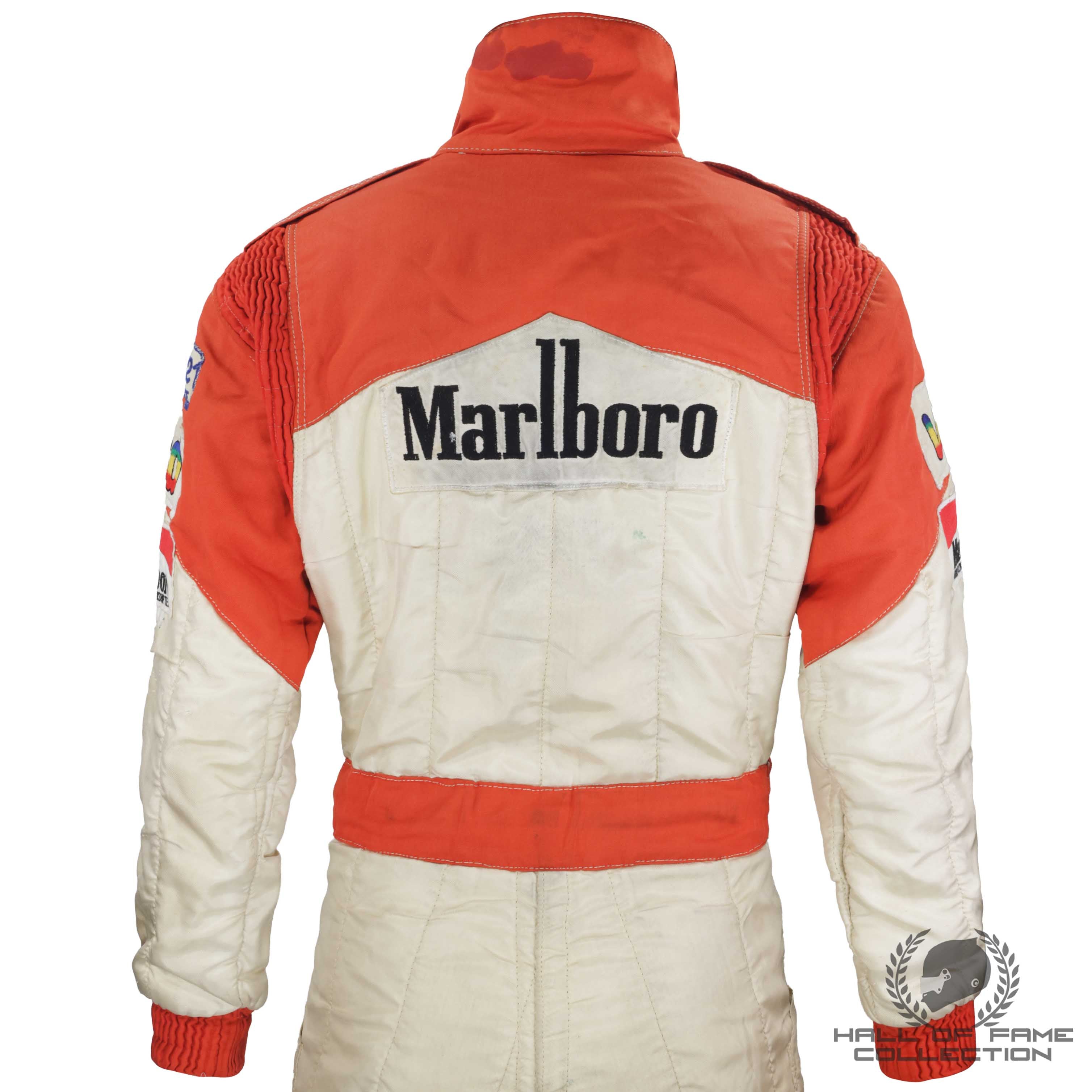 1980 Alain Prost Rookie Season Used McLaren F1 Suit