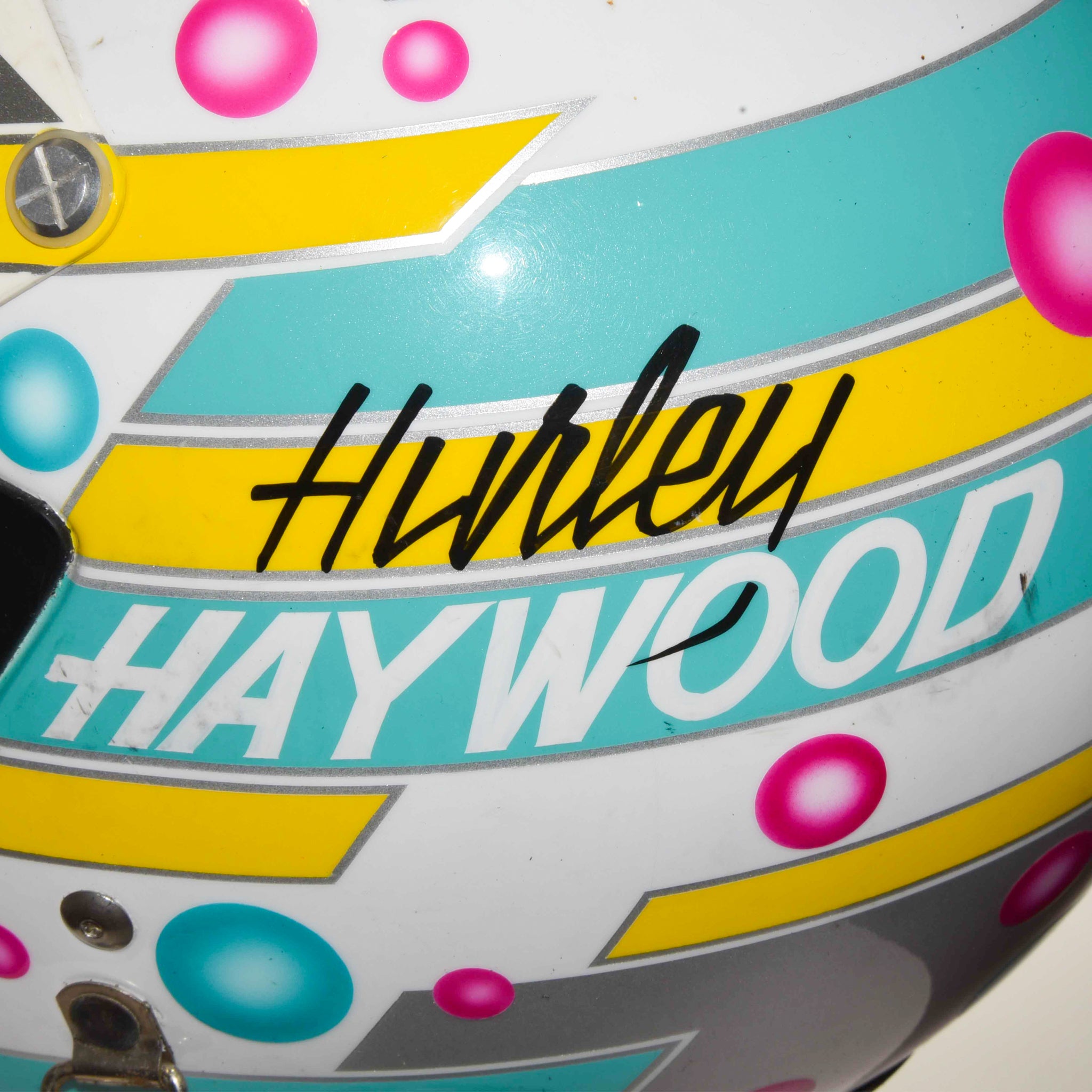 1980's Hurley Haywood Very Rare Race Used Bell Sportscar Helmet