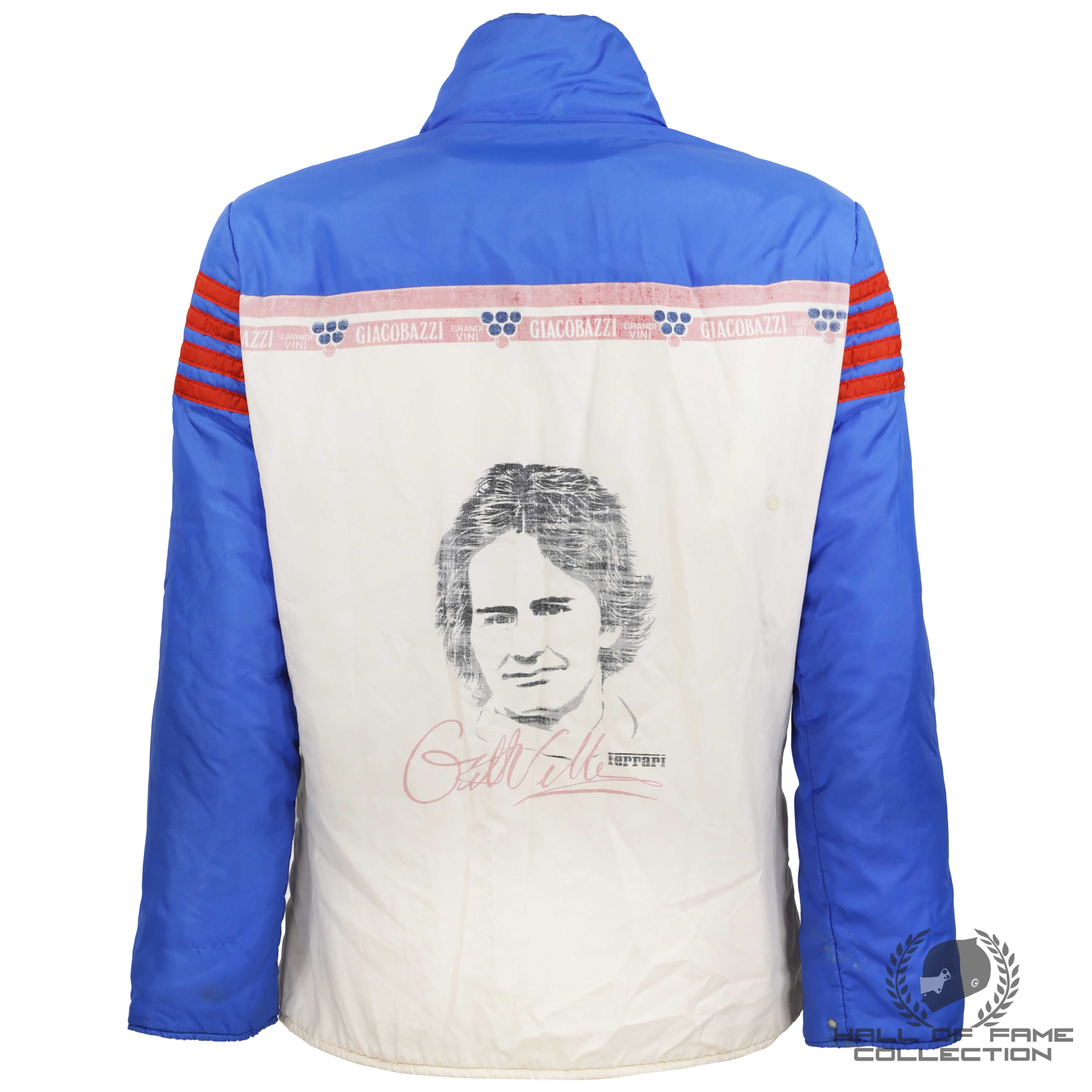 1980s Gilles Villeneuve Giacobazzi Ferrari F1 Team Jacket