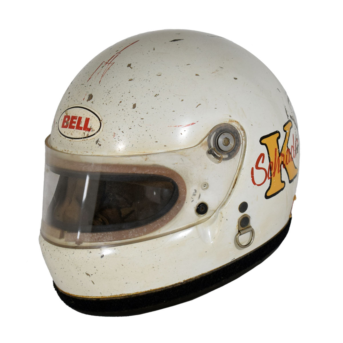 1982 Ken Schrader Race Used Sprint and Midget Car Helmet